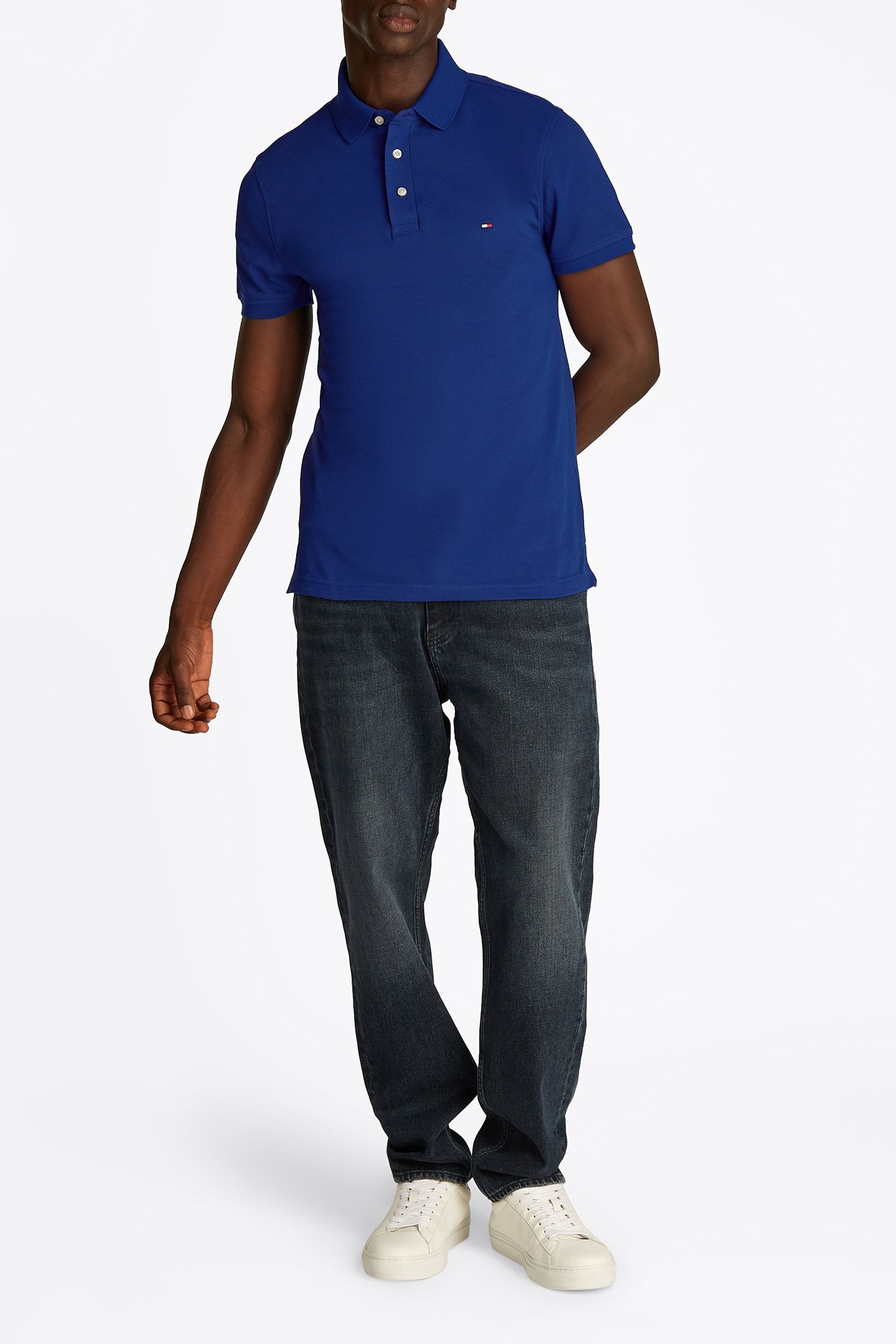 1985 SLIM FIT POLO SHIRT WEDGE BLUE 2