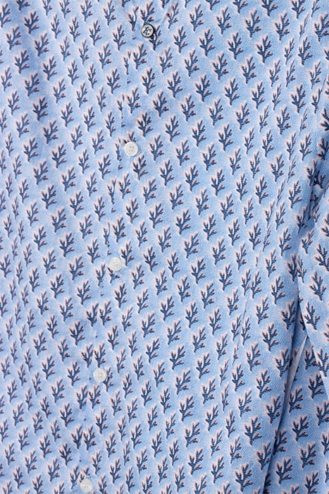 BOYS' BLUE SHIRT WITH CORAL LIBERTY® FABRIC 3