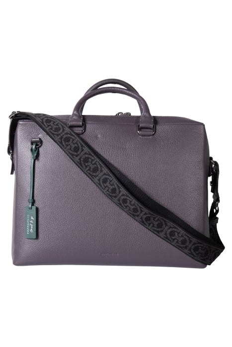 MEDIUM WORK LAPTOP BAG WITH PRINTED STRAP 2
