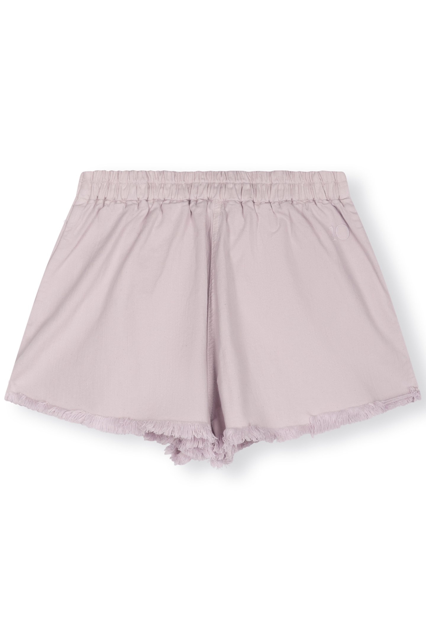 FRINGED SHORTS PALE LILAC 5