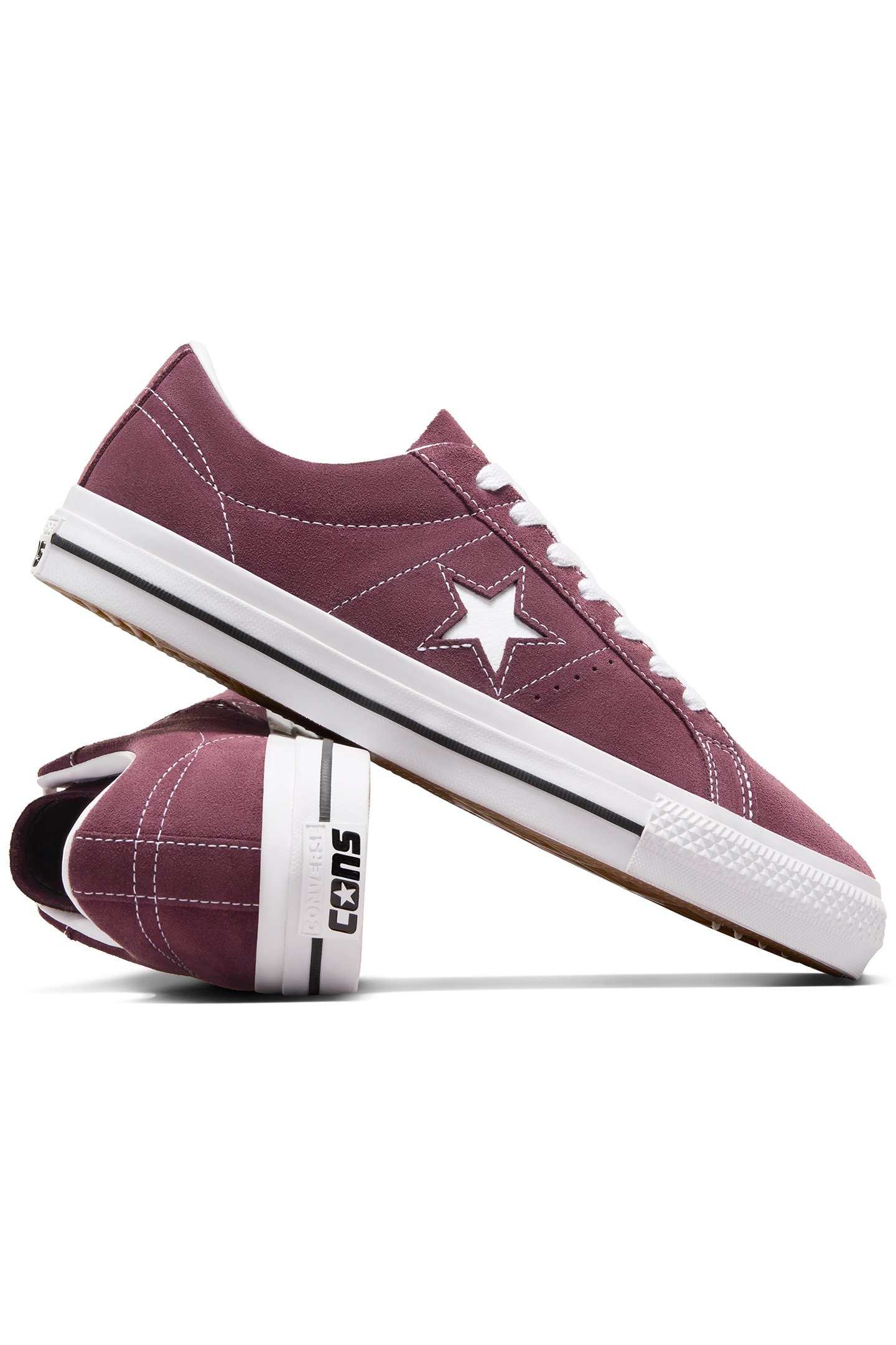 CONS ONE STAR PRO SUEDE BLOODSTONE/WHITE/BLACK 5