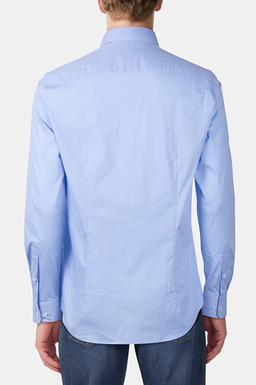 CL FLEX POPLIN SF SHIRT SLIM FIT SHIRT LIGHT BLUE 2