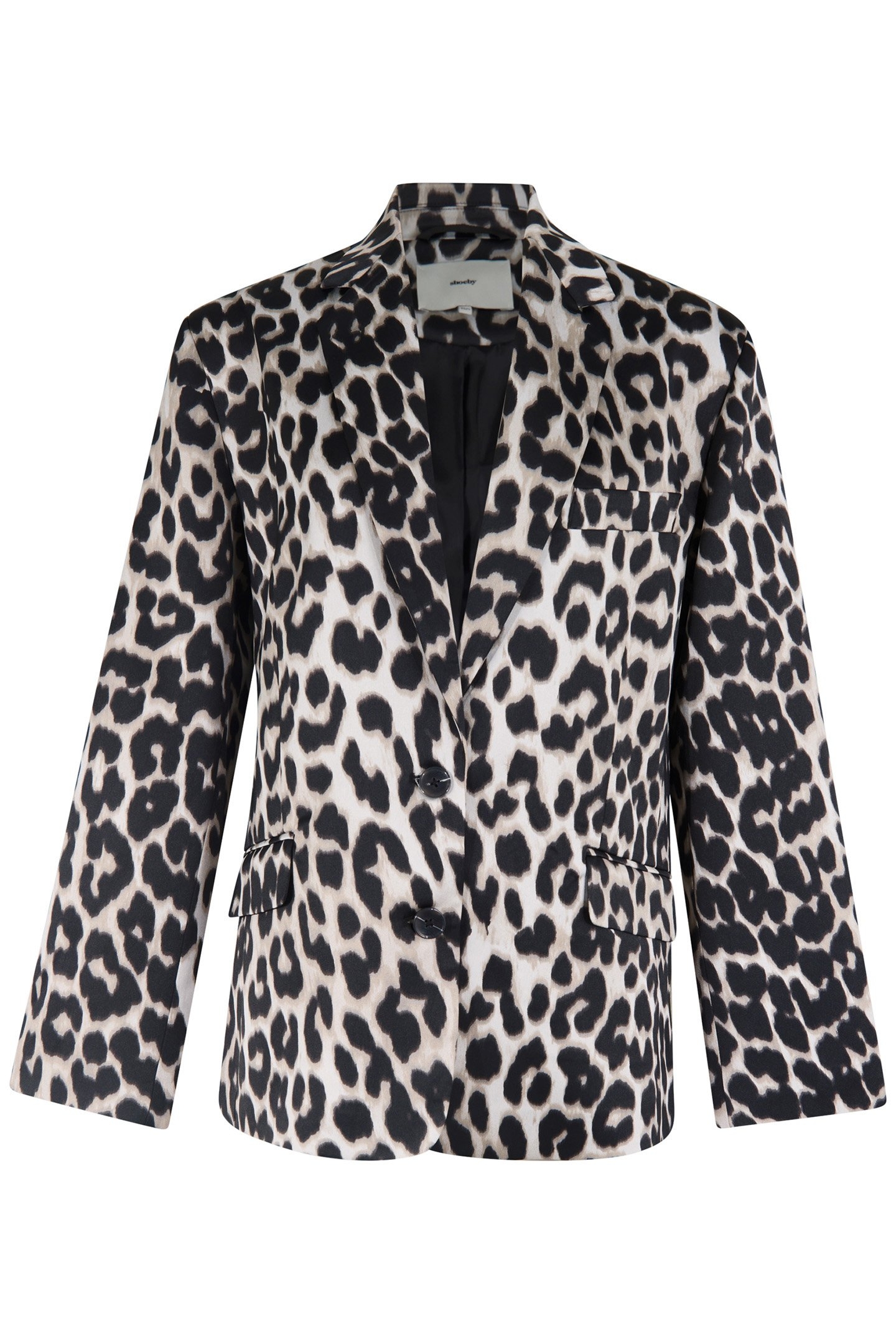 LA-SBBIG LEOPARD BLAZER GREY 4