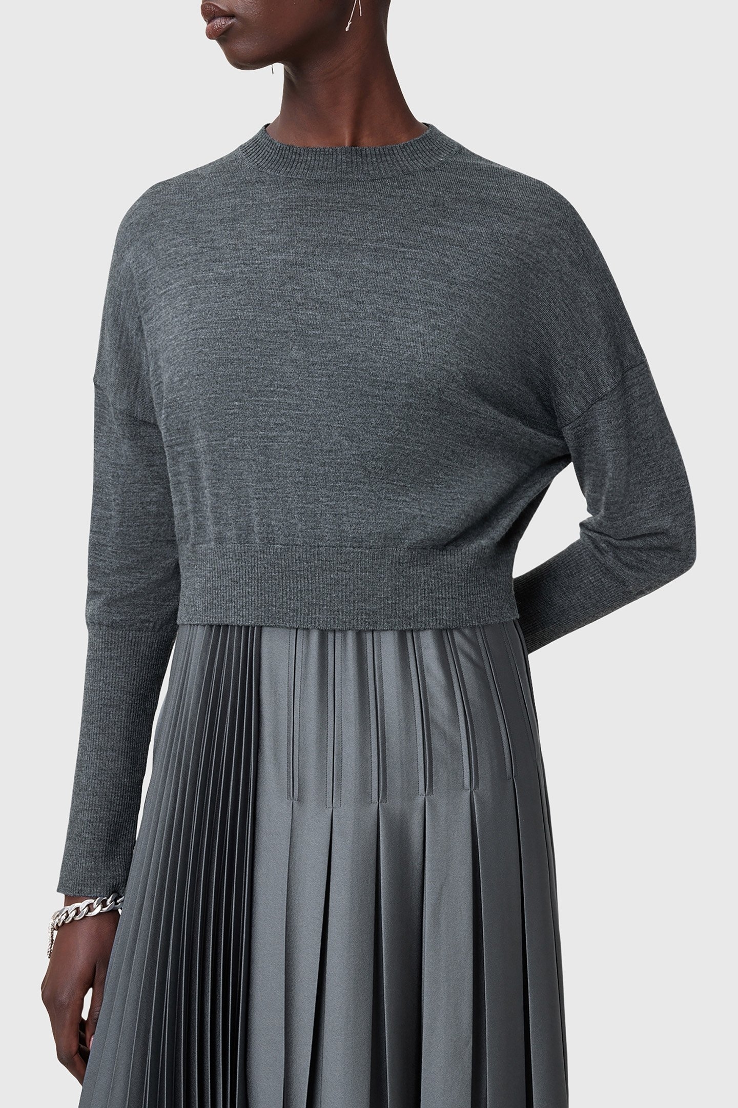 ADRIANA DRESS TURBULENCE GREY 6