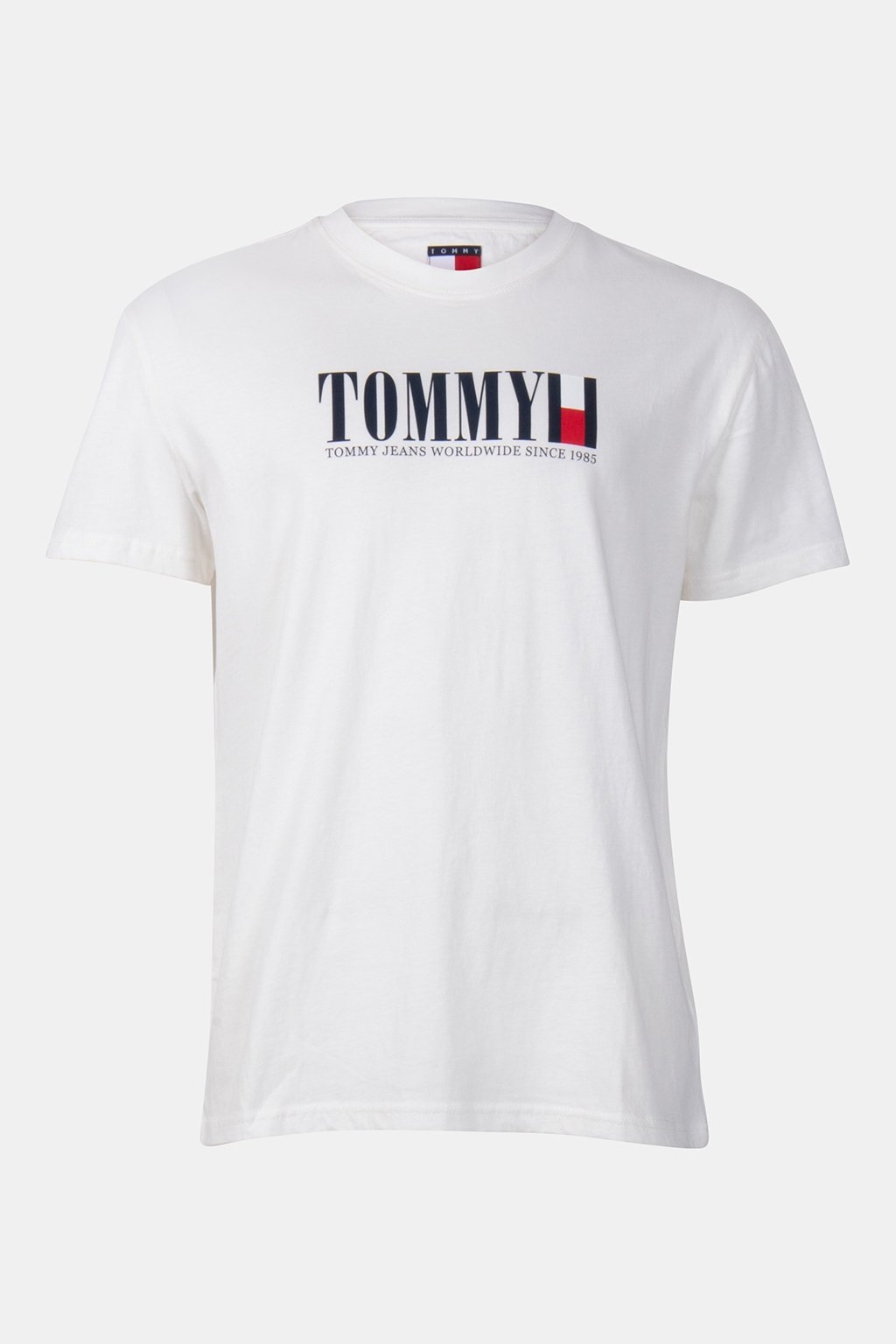 TJM REG TOMMY DNA FLAG TEE STANDARD FIT T-SHIRT ECRU 3