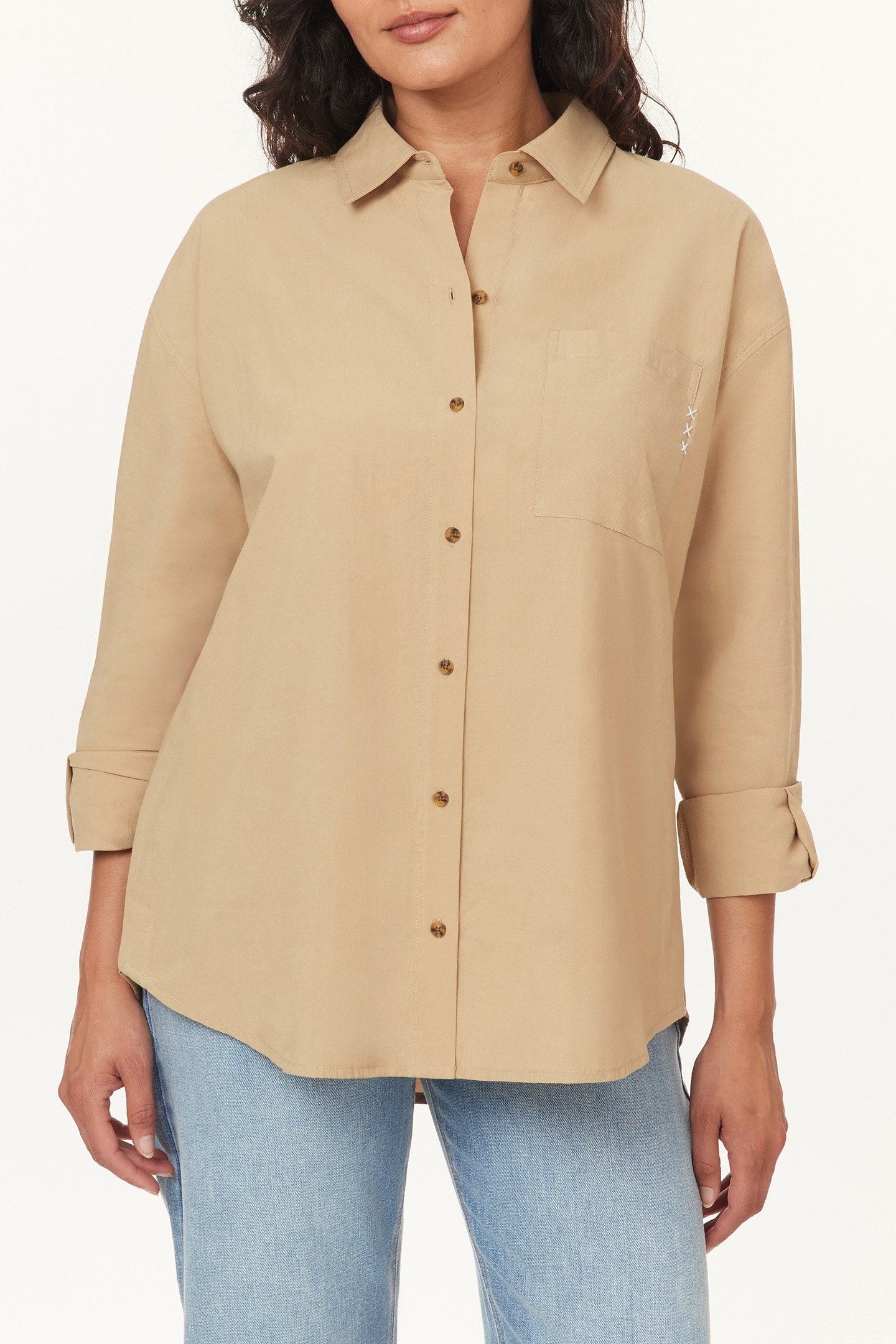 OVERSIZED SHIRT TRAVERTINE 3