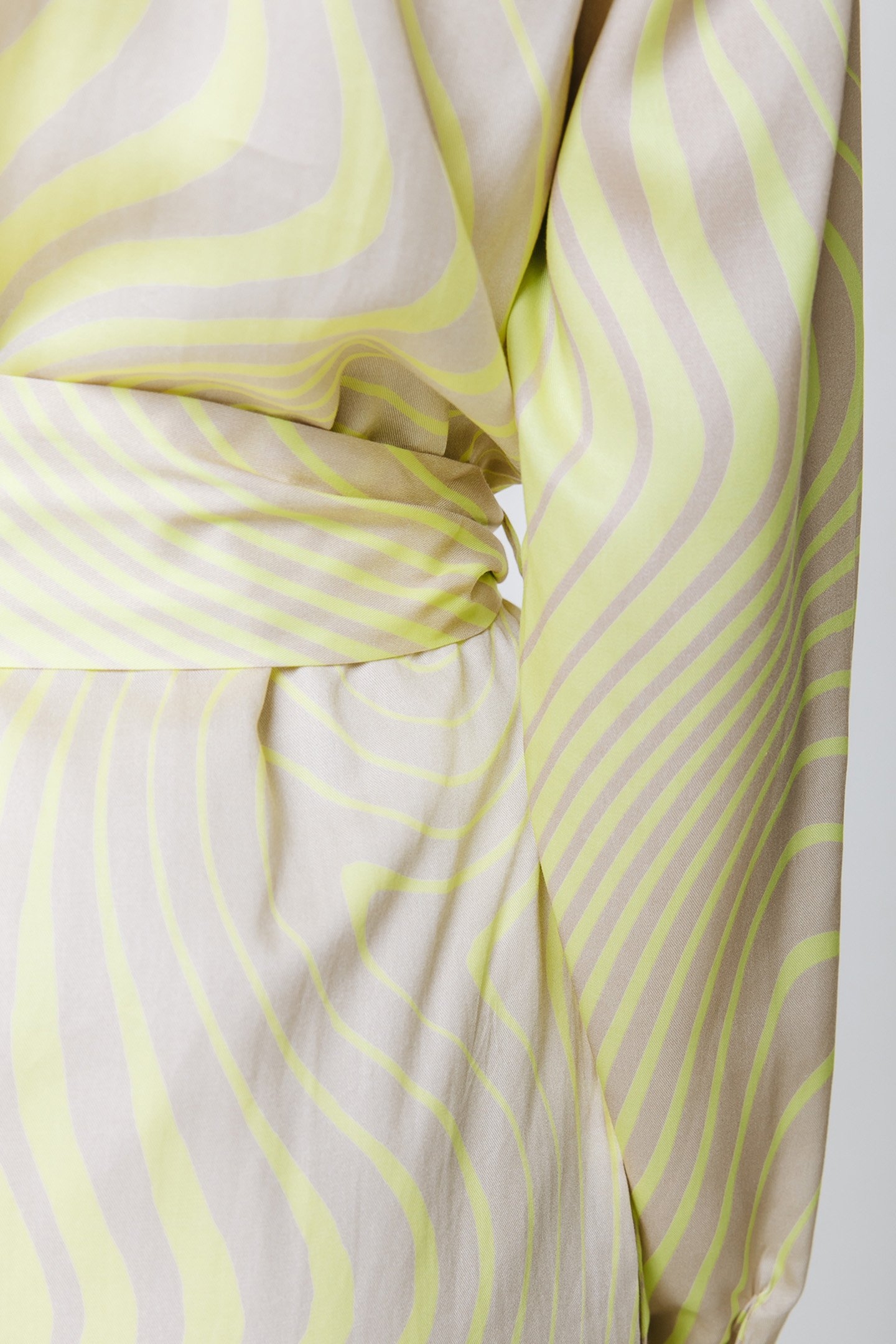 TORI LIQUID MINI SHIRT DRESS LIME 7