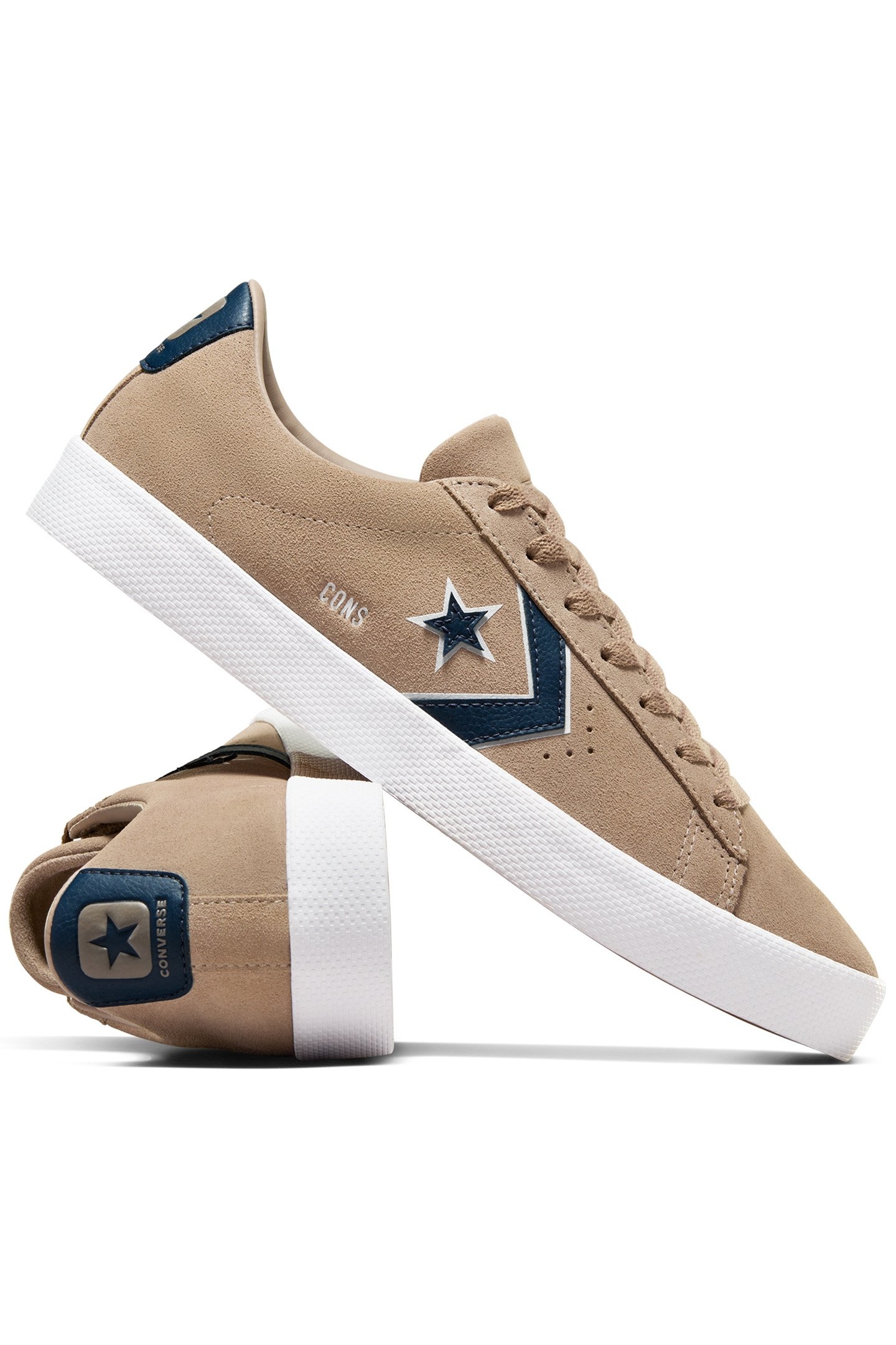 CONS PL VULC PRO CLASSIC SUEDE VINTAGE CARGO/WHITE/NAVY 3