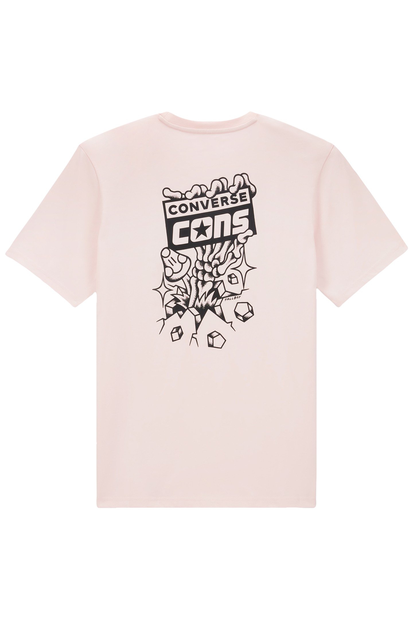 CONS SKELETON GRIP T-SHIRT BLUSH HUSH 2
