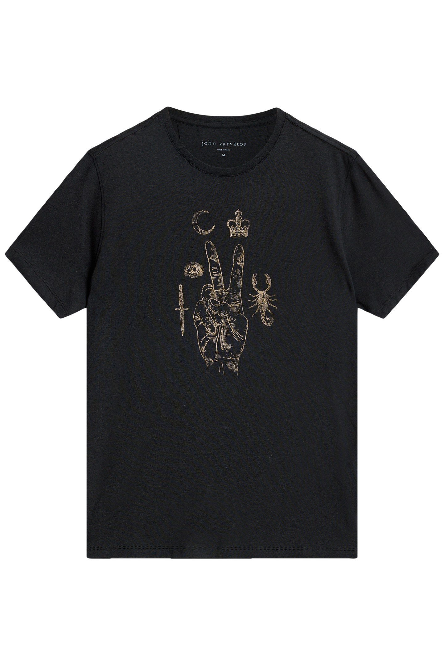 SS CREW TEE - ELEMENTS P BLACK 2