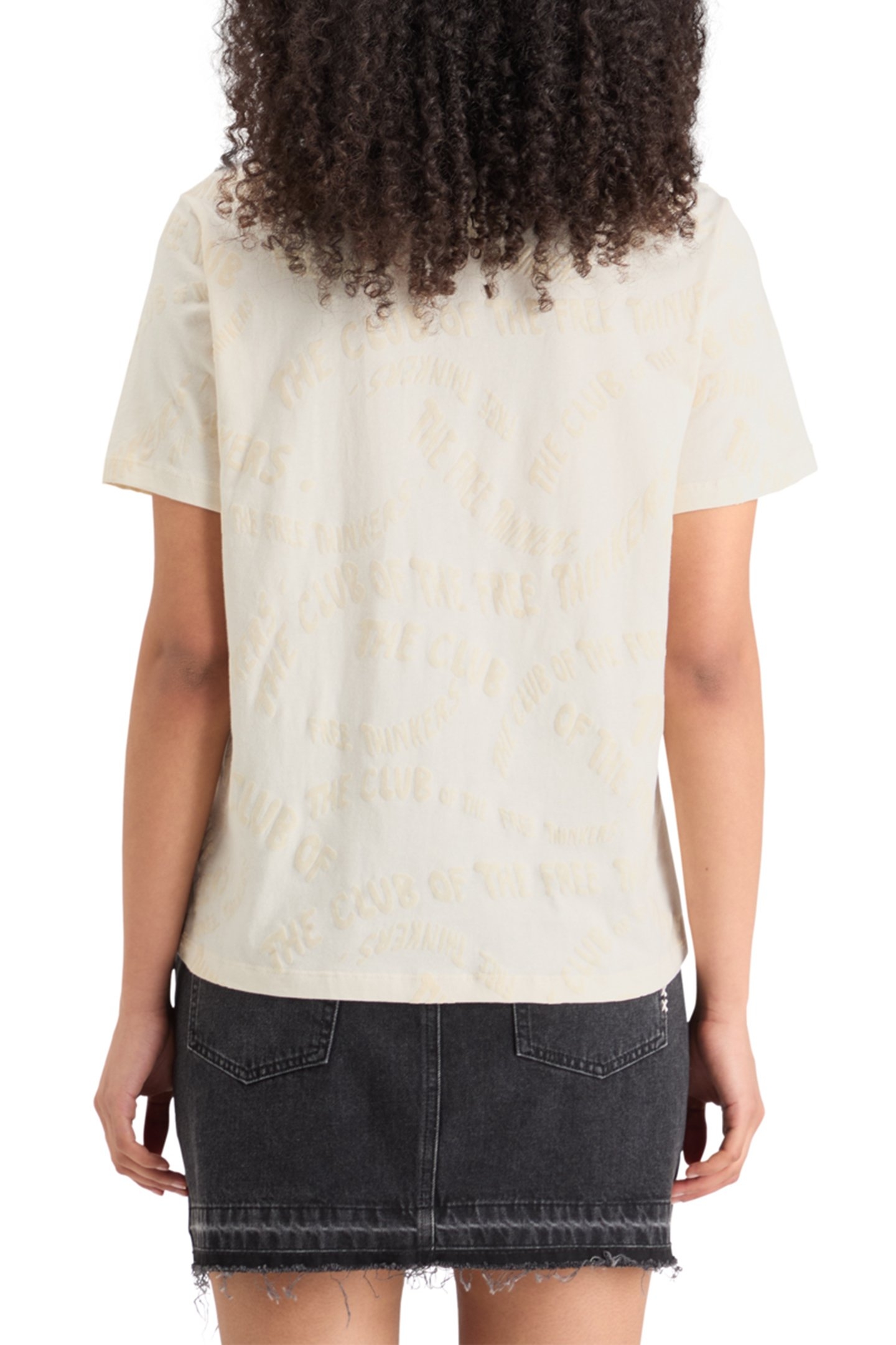 FLOCK AOP REGULAR FIT T-SHIRT SOFT ICE 2