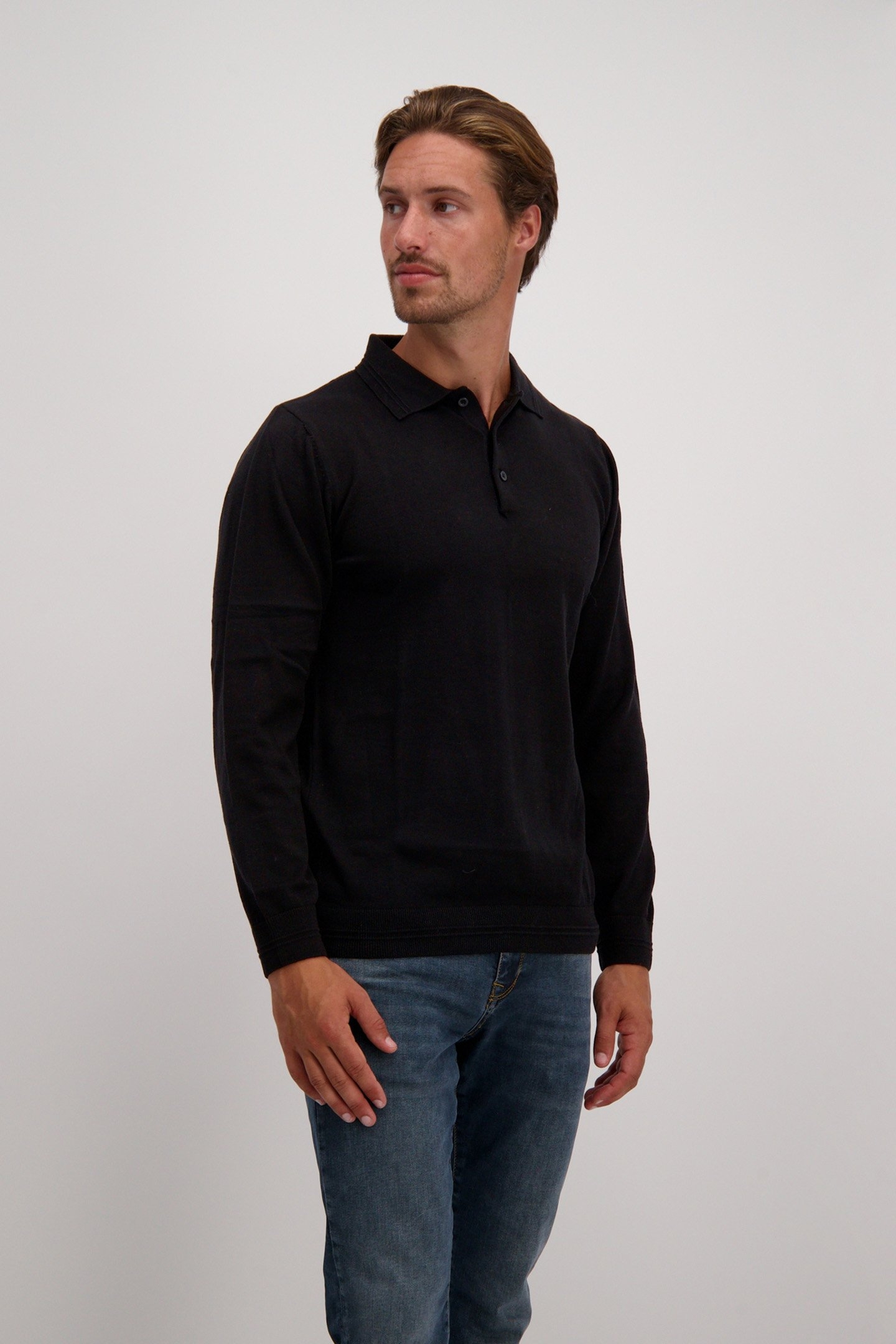 CYRO POLO LS BLACK 1
