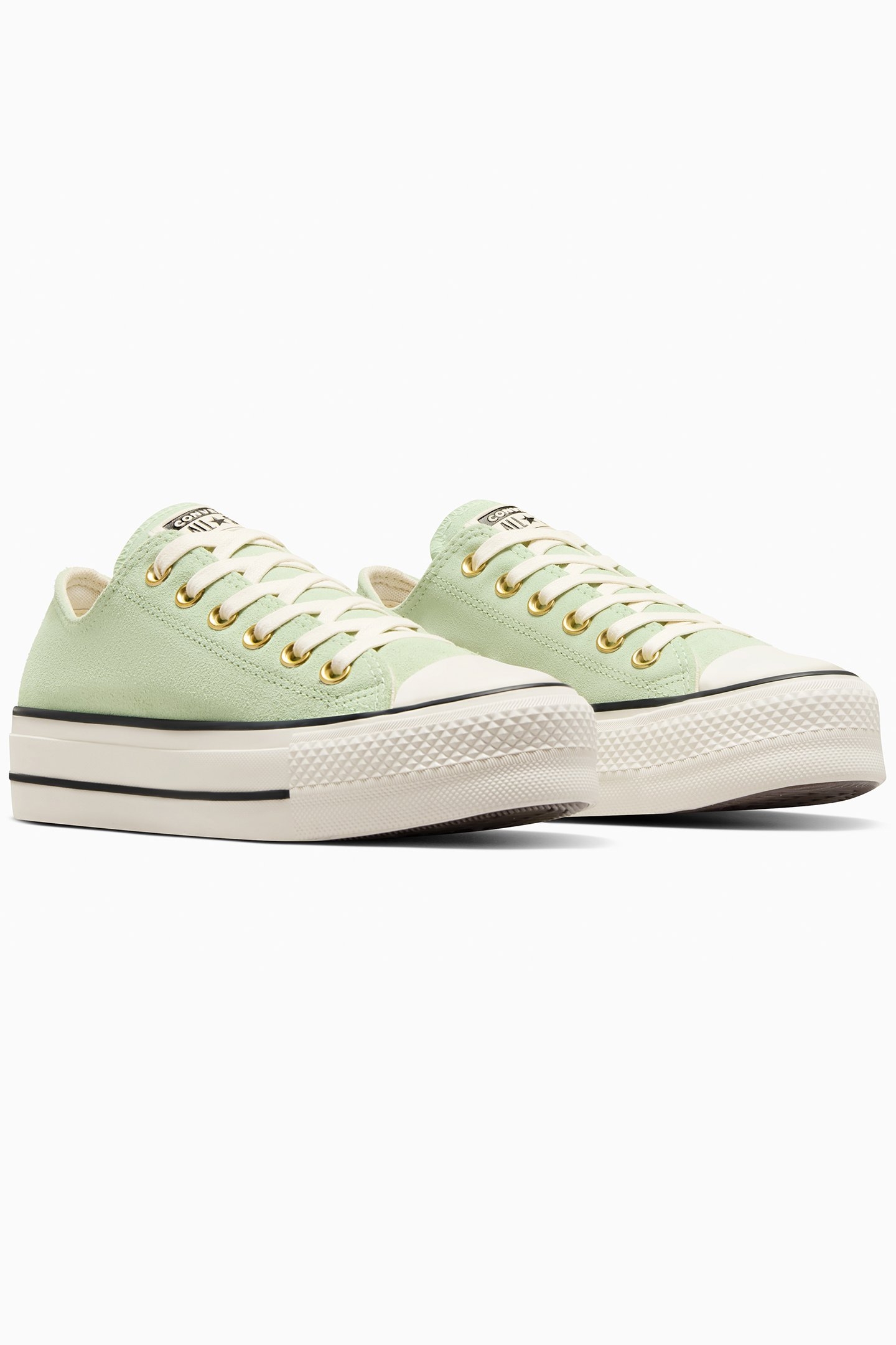 CHUCK TAYLOR ALL STAR LIFT PLATFORM SUEDE SURPLUS MINT/NATUR 2