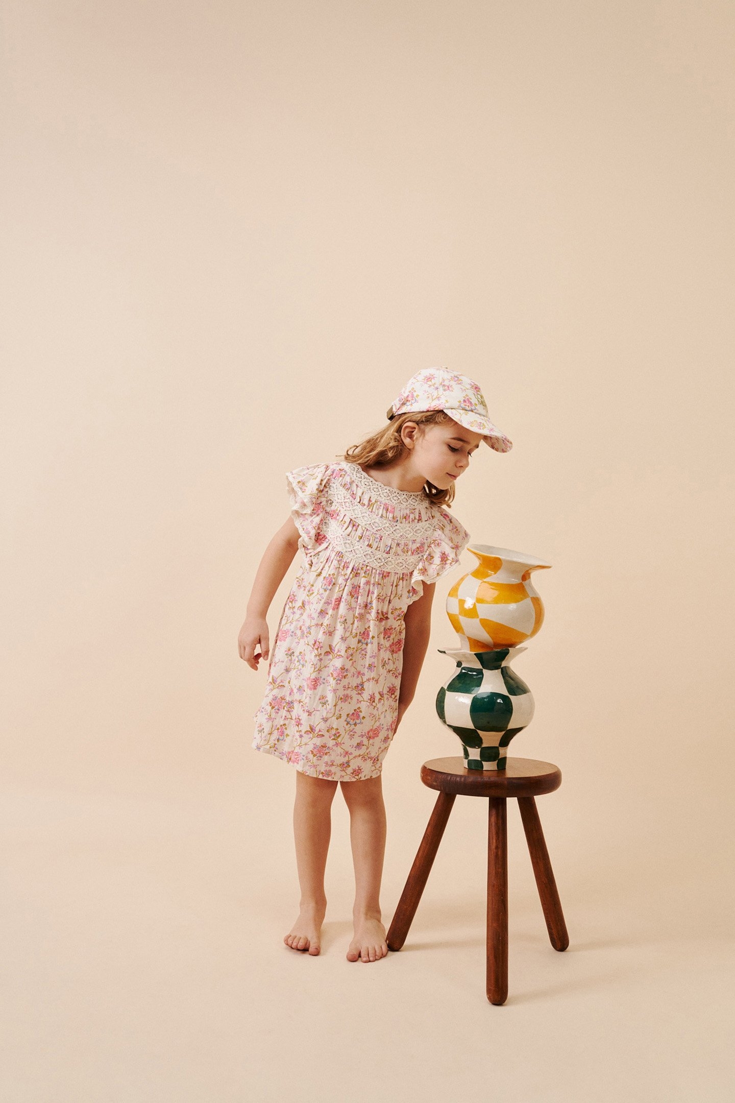 DRESS PSONIA CREAM BUCOLIA FIELDS 3