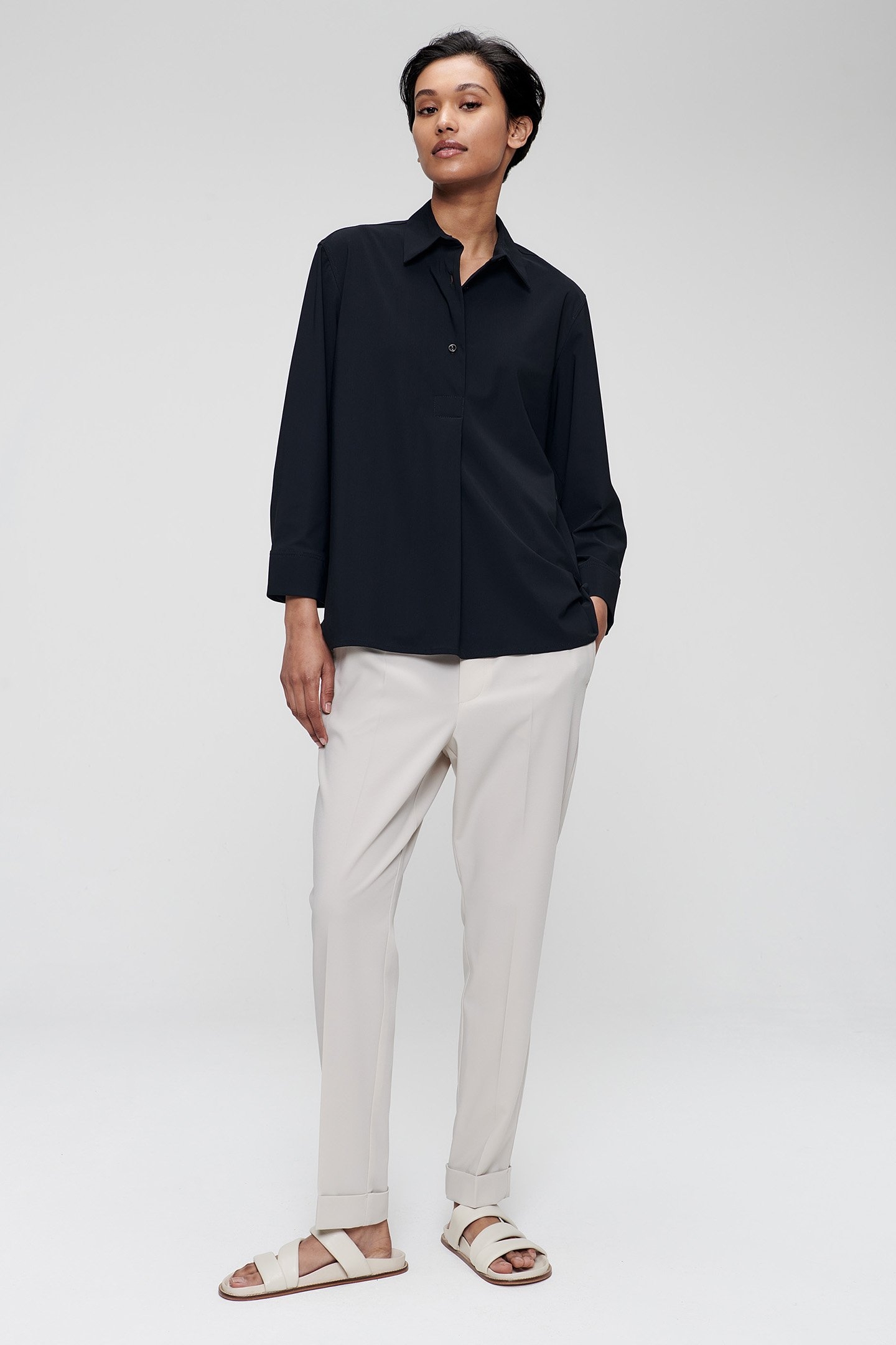 RELAXED CHINO PANTS PORCELAIN 1