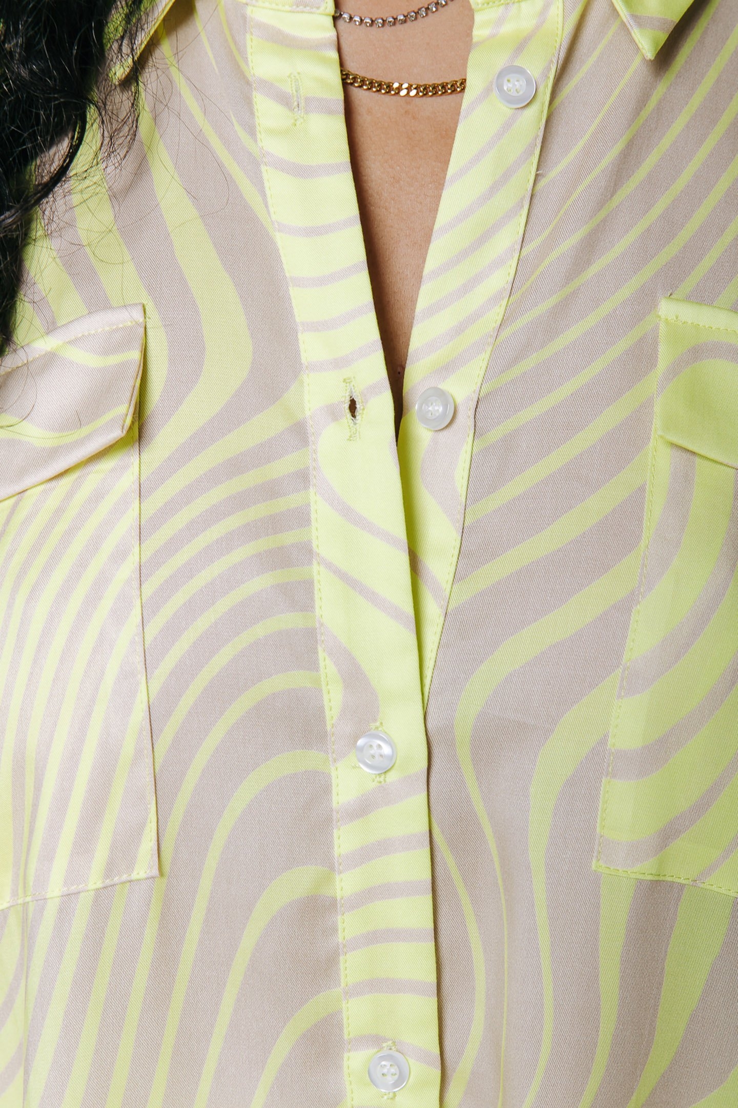 TATUM LIQUID BLOUSE LIME 5