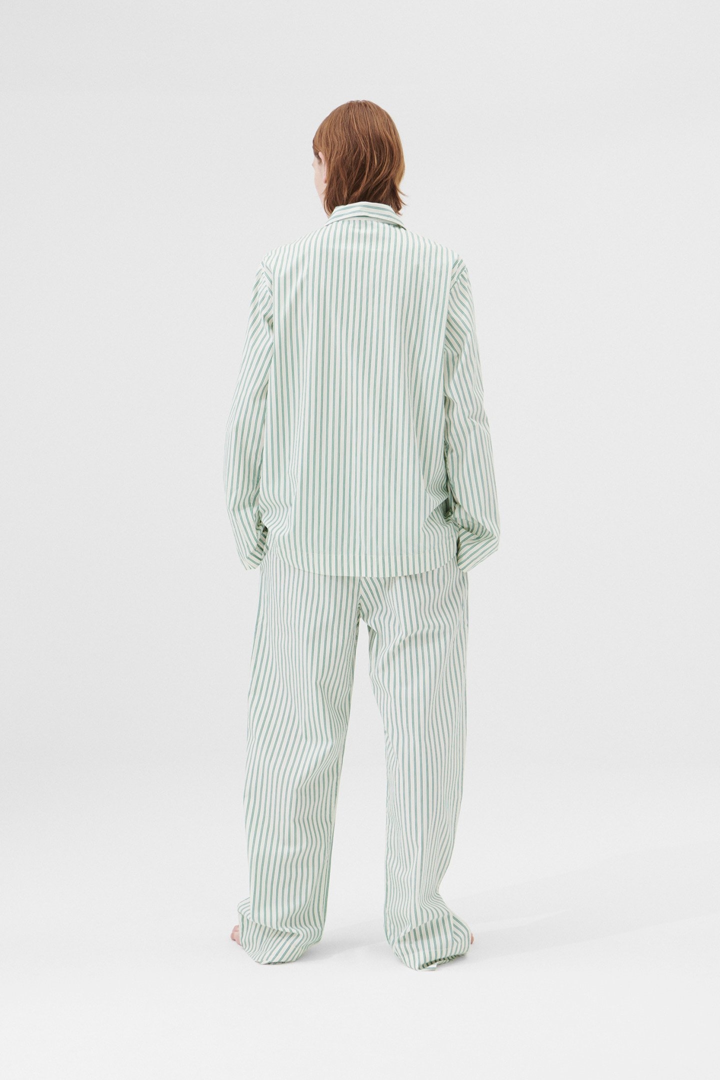 UNISEX POPLIN, PYJAMAS PANTS CLOVER STRIPES 2
