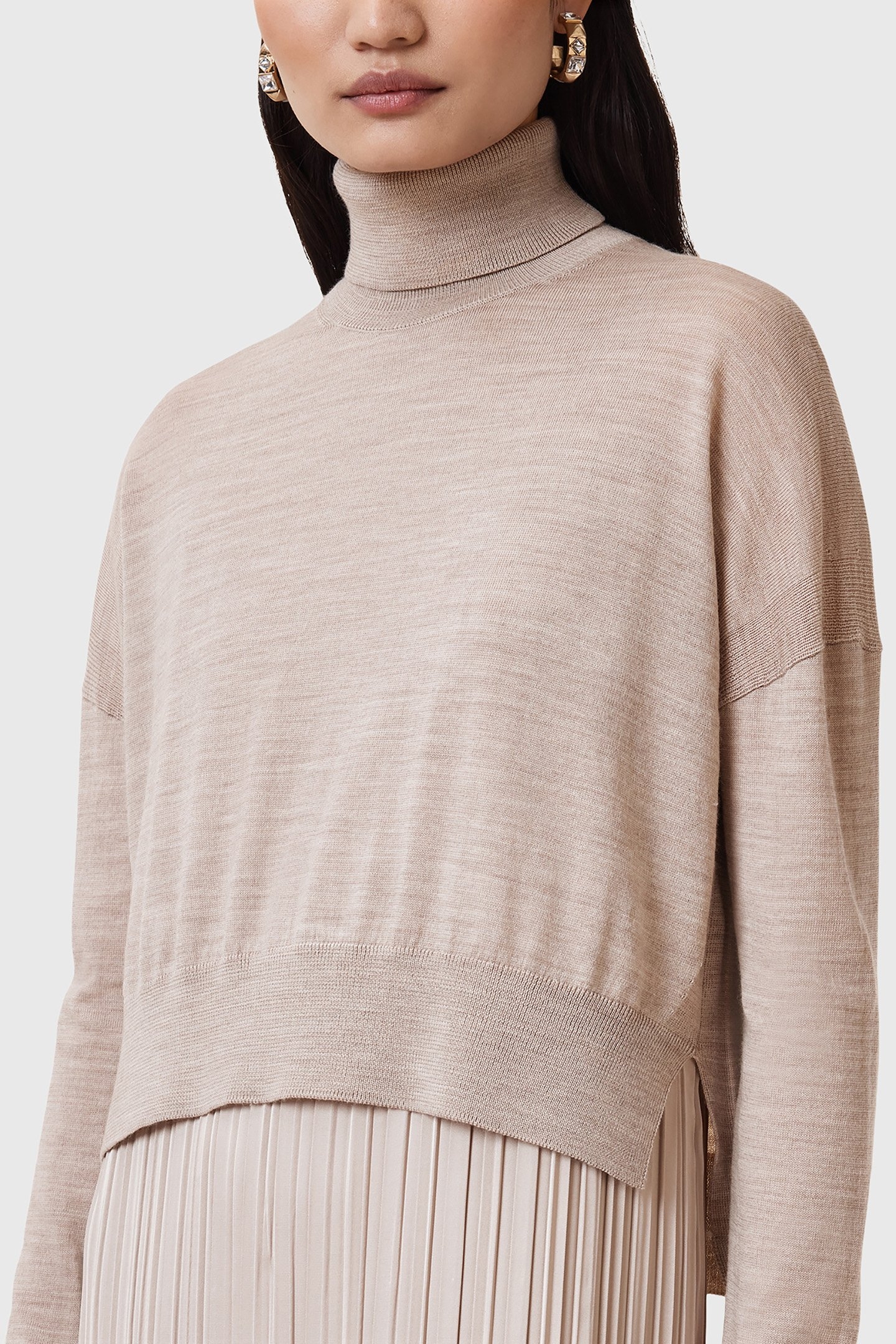 VITTORIA DRESS FAWN BROWN 8