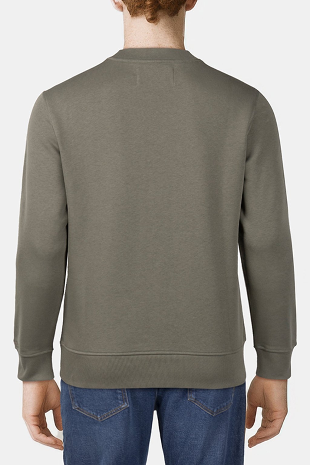 CK EMBRO BADGE CREW DUSTY OLIVE 2