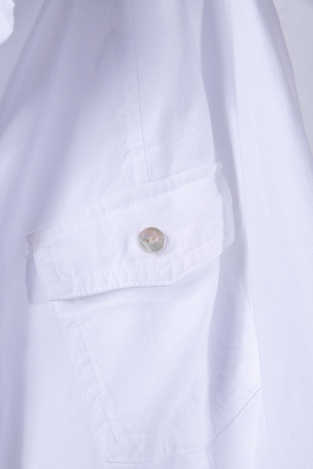 LONG SLEEVE SEAMED SHIRT WHITE 4