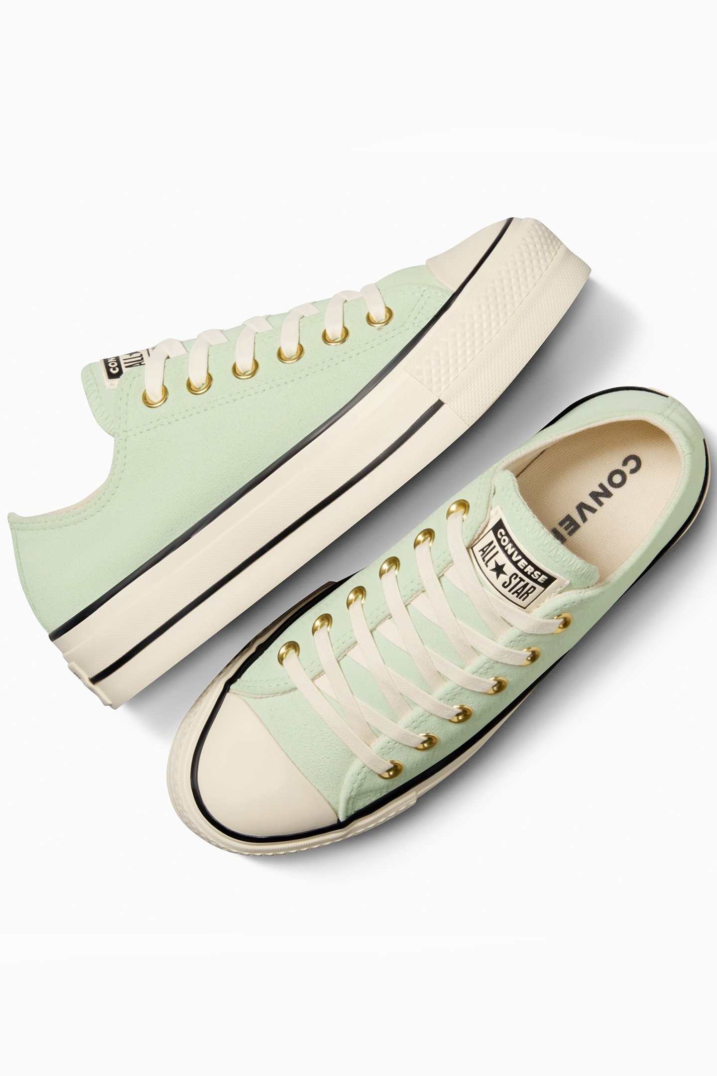 CHUCK TAYLOR ALL STAR LIFT PLATFORM SUEDE SURPLUS MINT/NATUR 3