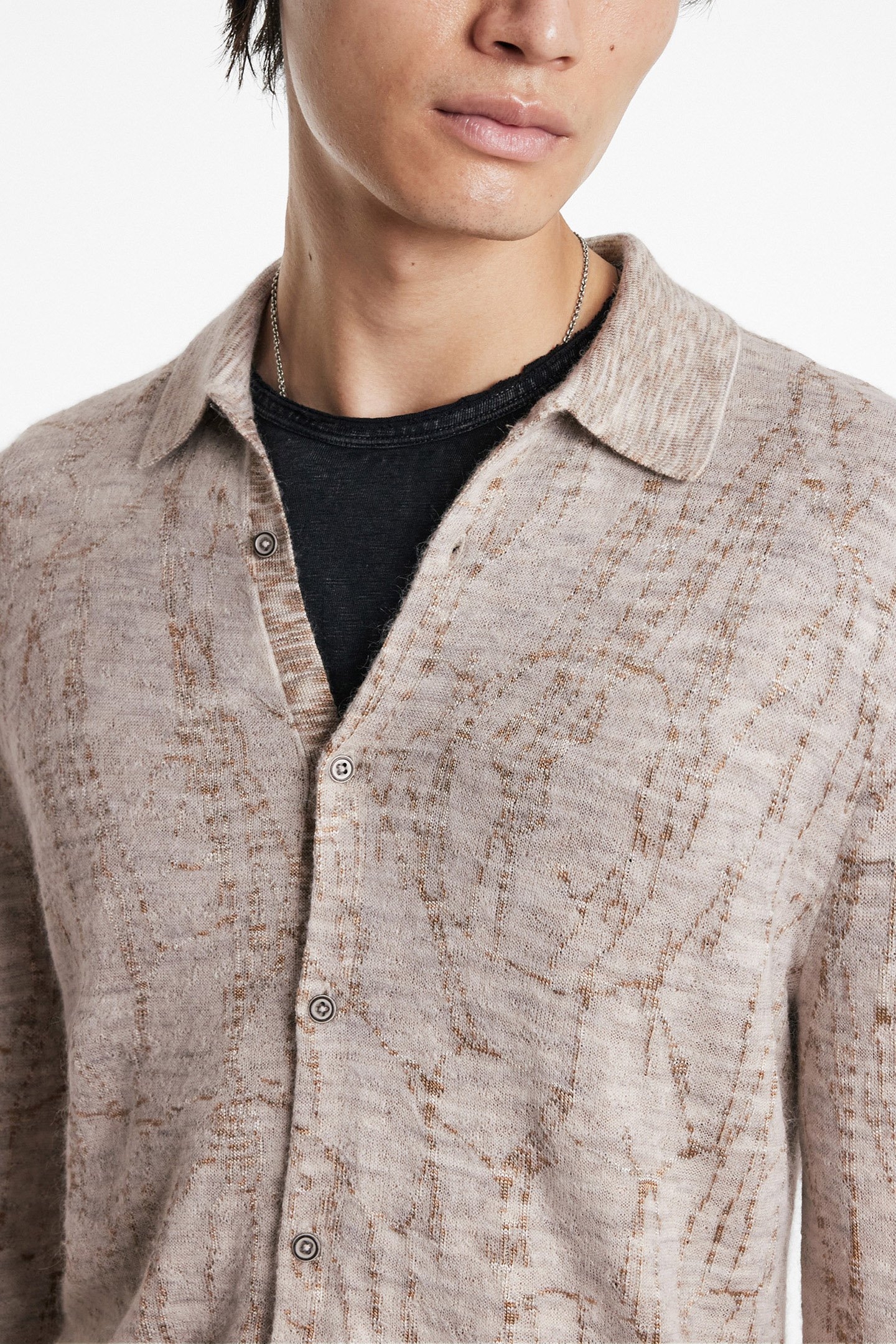 CARAVAGGIO REGULAR FIT LS SNOW HEATHER 3