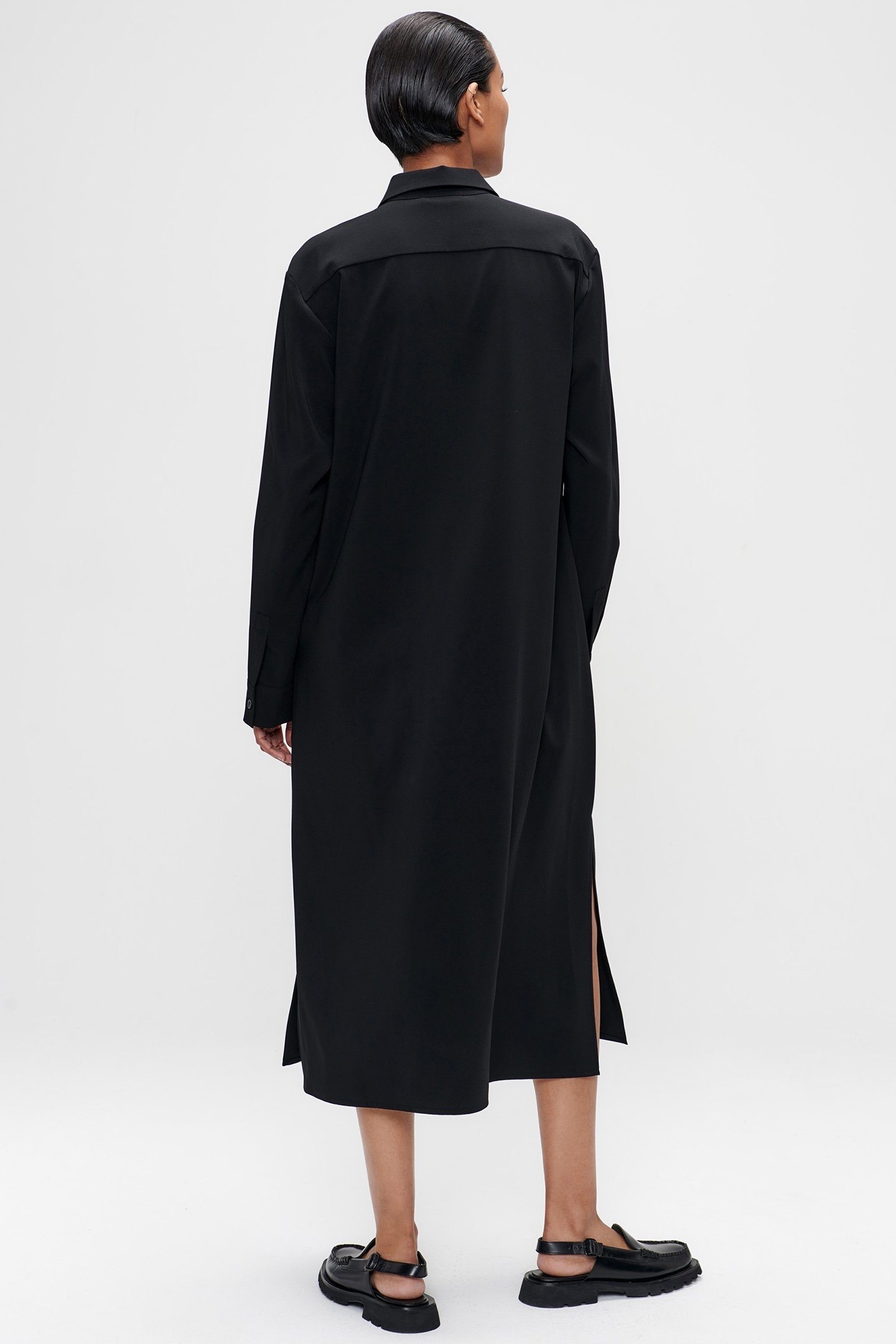 FARLEY SHIRT DRESS BLACK 2