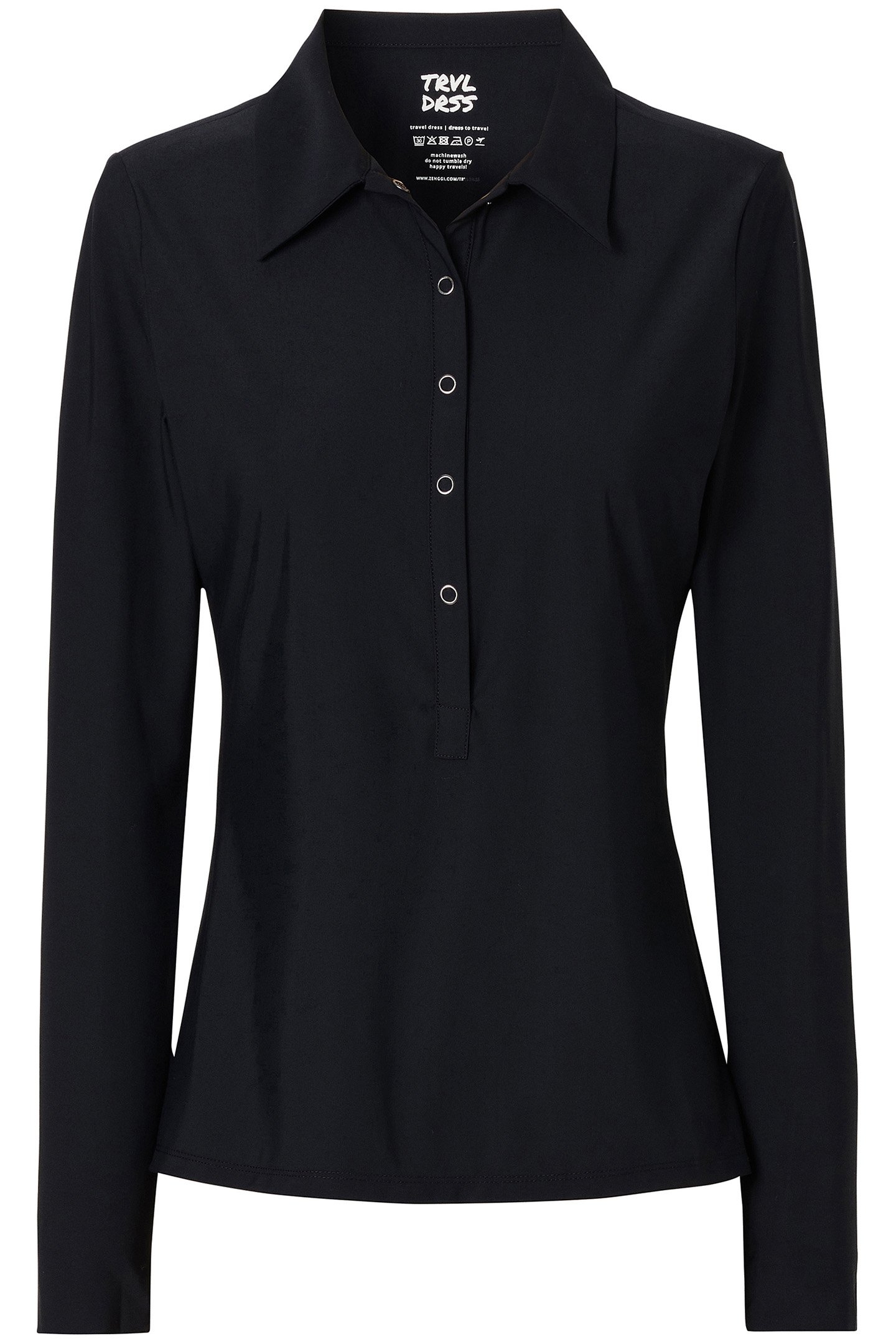 TRENTON POLO TOP BLACK 3