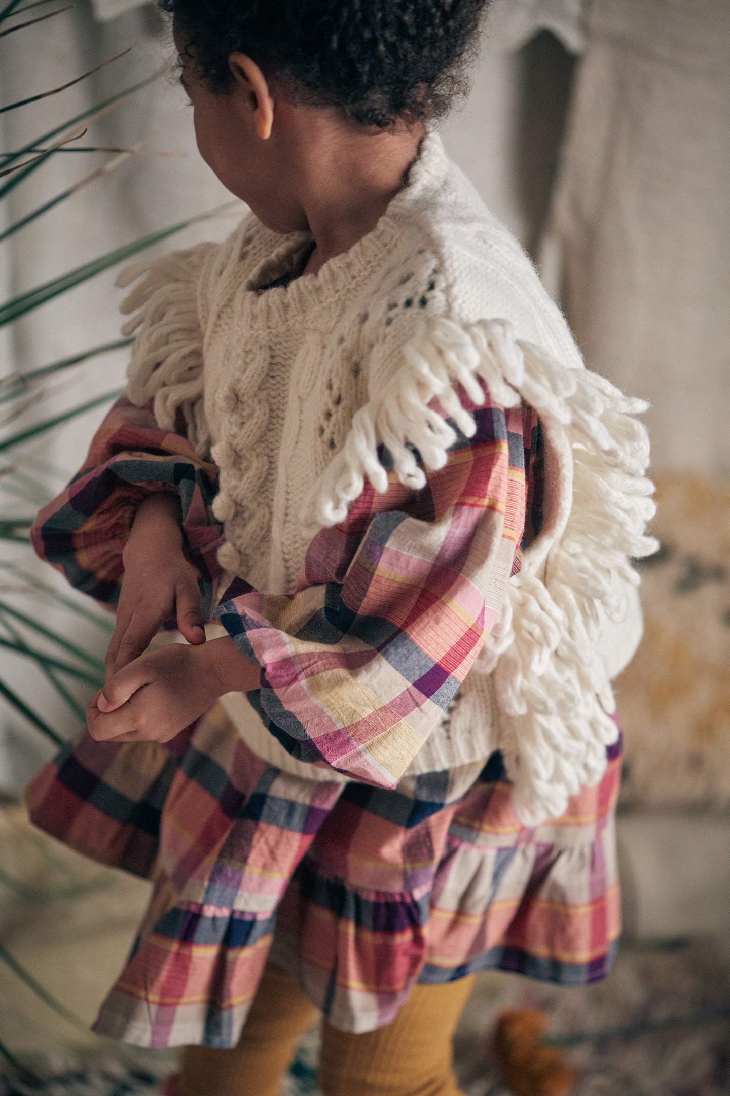 DRESS MASSILIA FUCHSIA TARTAN ROADS 4