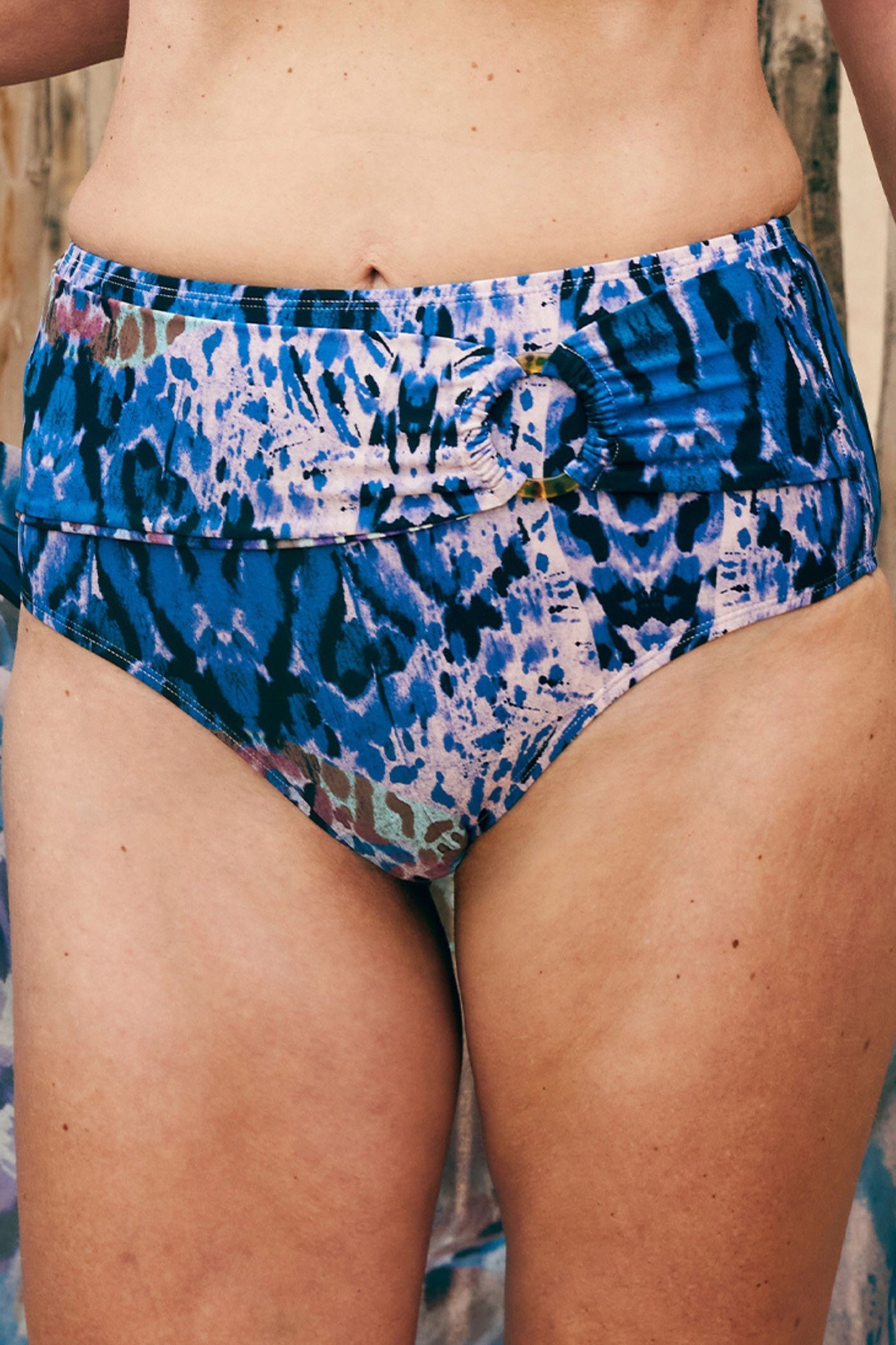 SW BO. BRIEF HIGH WAIST ZANZIBAR BLUE/PINK 1