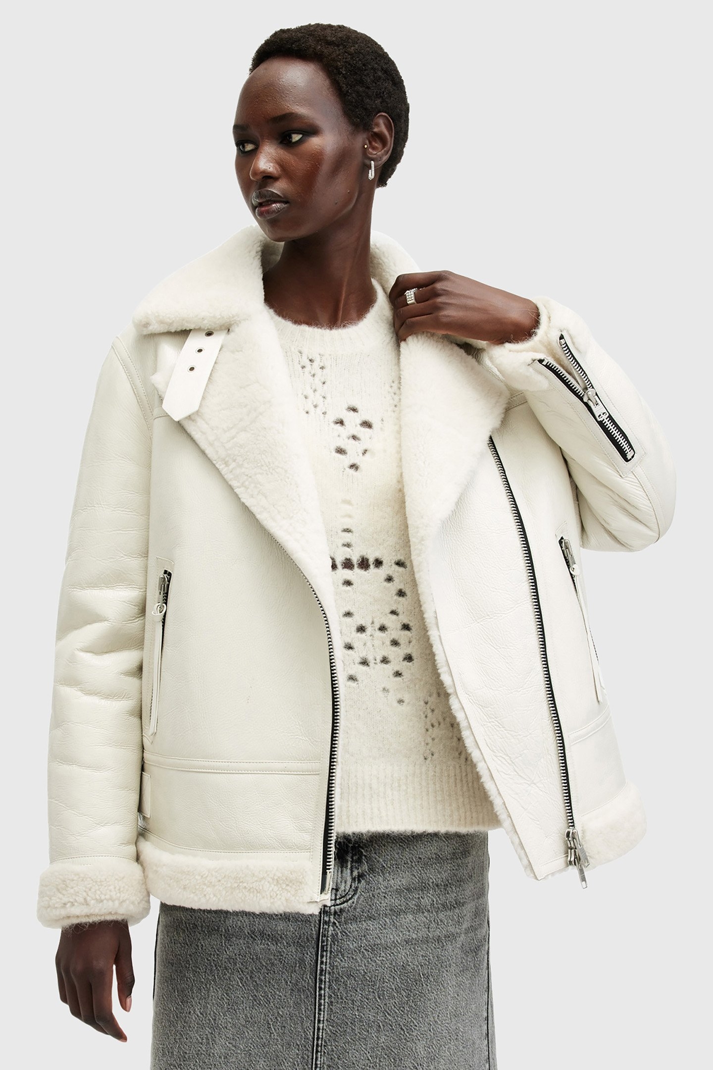 SOLA SHEARLING WHITE 5