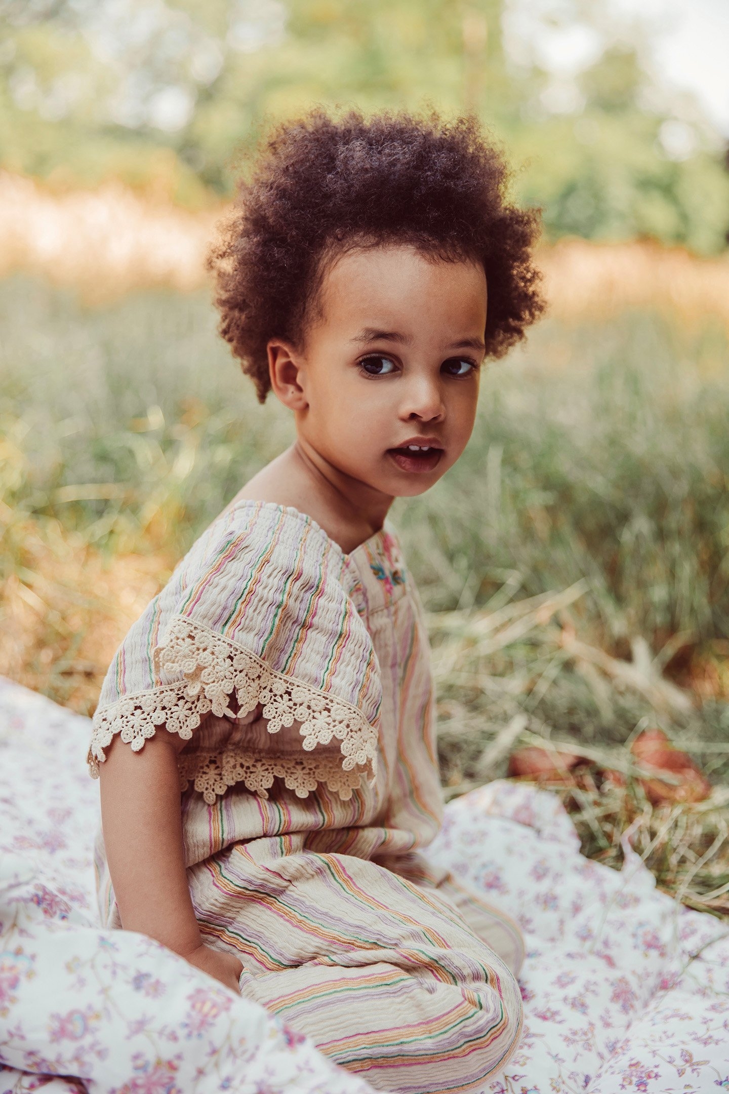 OVERALLS IRENE MULTICO RAINBOW LINE 6