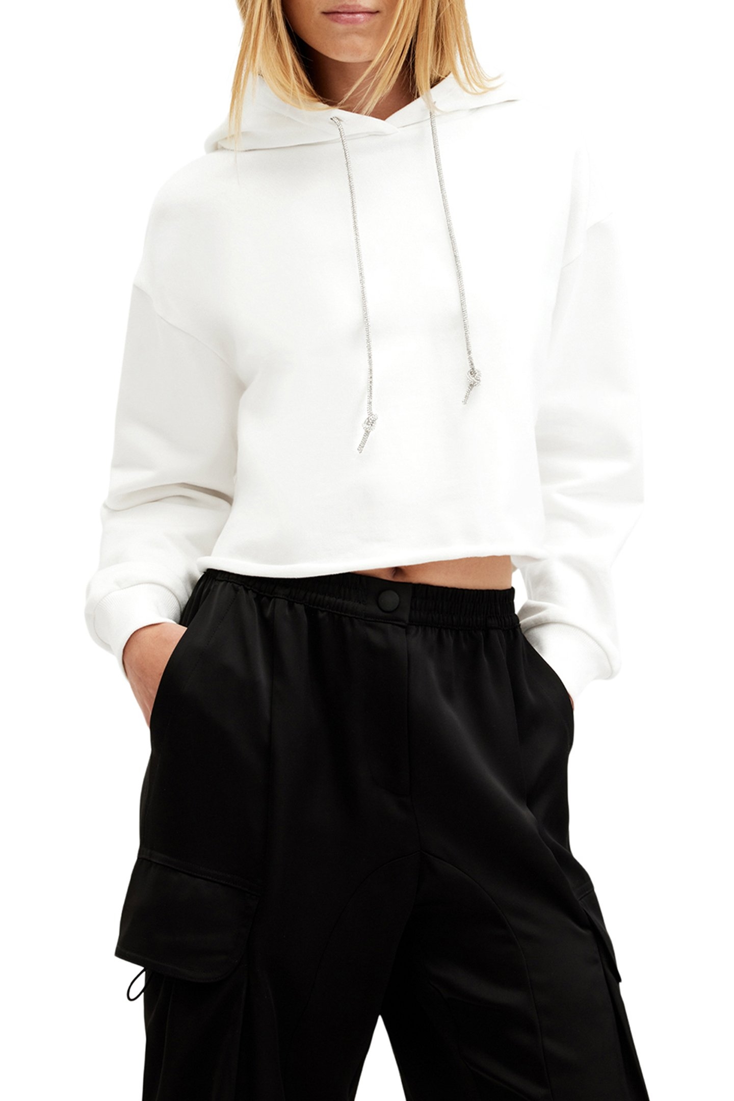 PIPPA SPARKLE HOODY CHALK WHITE 1