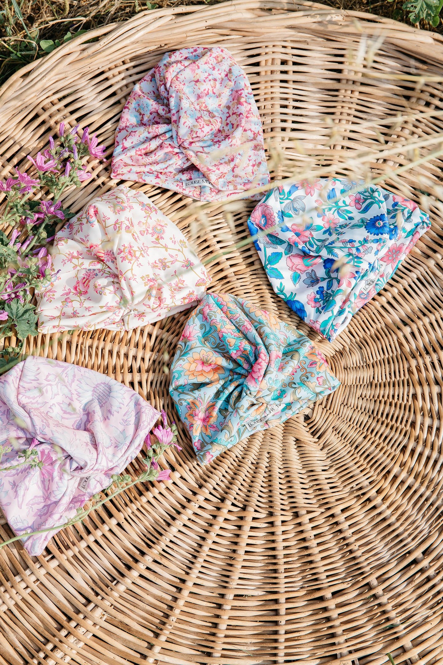 BATHING TURBAN ABINA CREAM BUCOLIA FIELDS 2