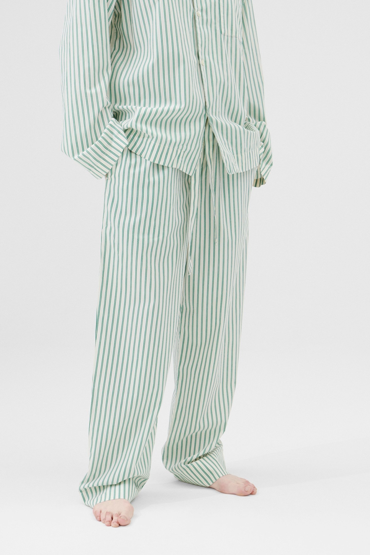 UNISEX POPLIN, PYJAMAS PANTS CLOVER STRIPES 1