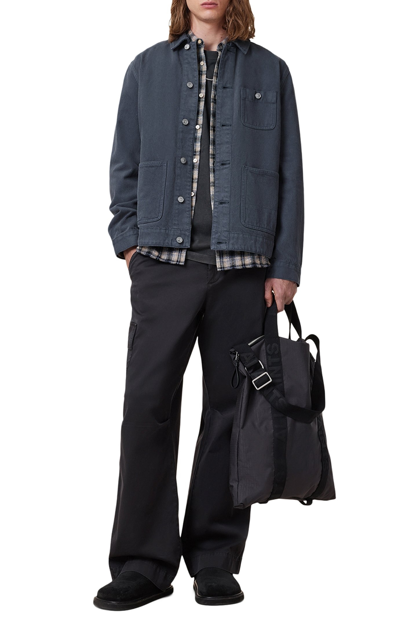 EAVIS CHORE JACKET FOUNTAIN BLUE 5