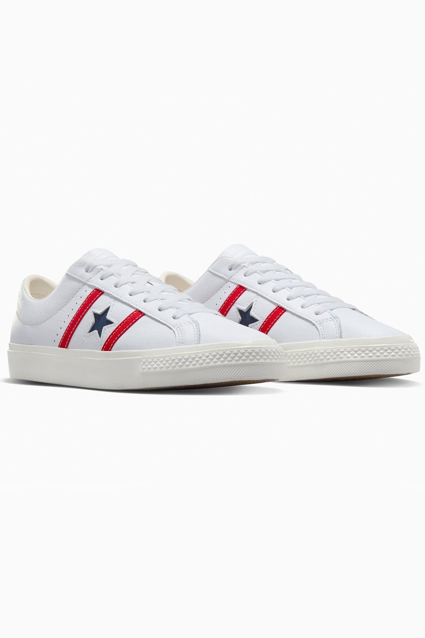 CONS ONE STAR ACADEMY PRO LEATHER WHITE/RED/BLUE 2