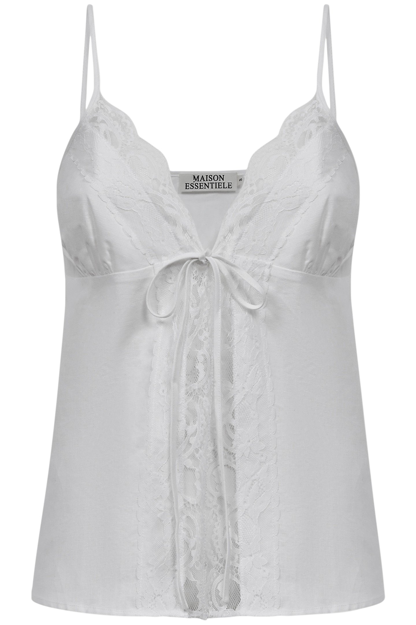 MAISON ESSENTIELE LOVER CAMI OPTIC WHITE 4