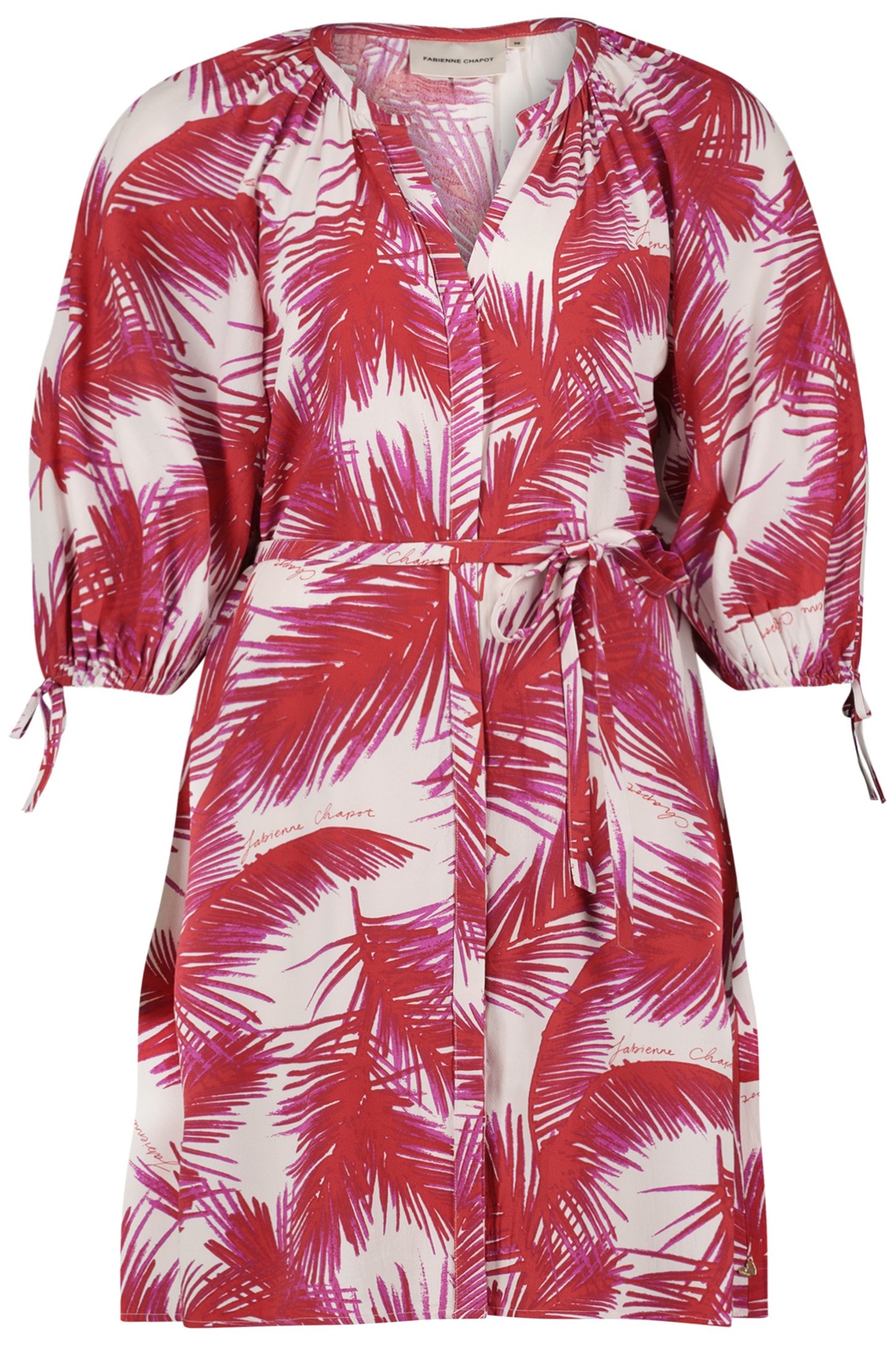 CLIPPER DRESS TOMATO/CASSIS 3