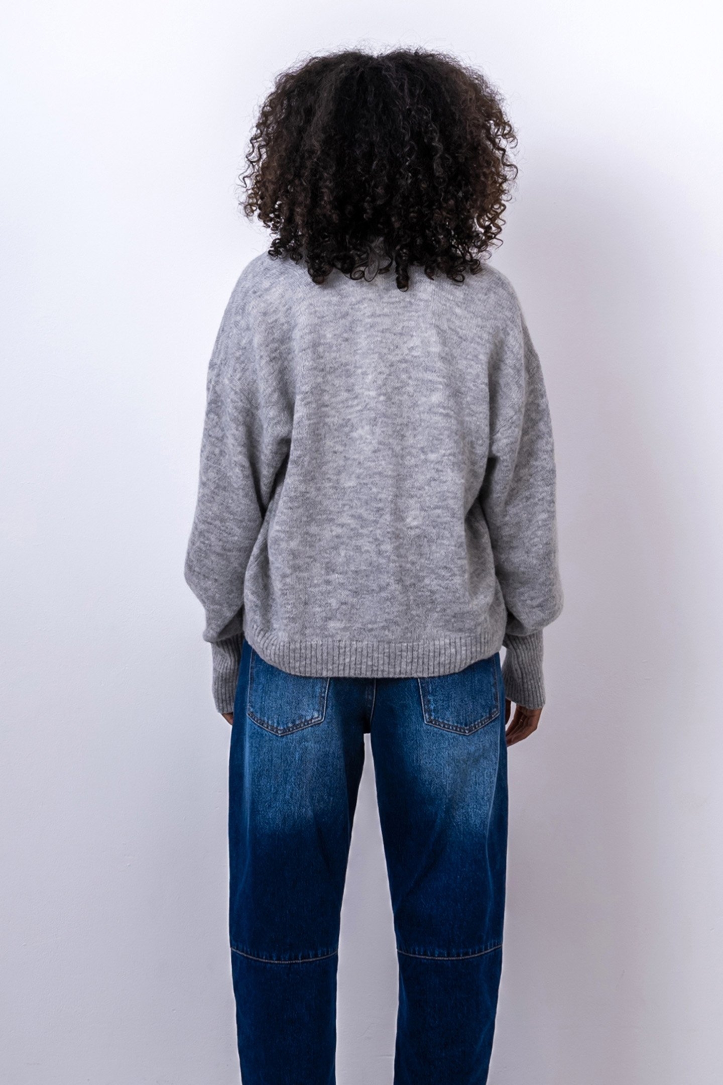 LOUIZA CARDIGAN GREY MELANGE 2