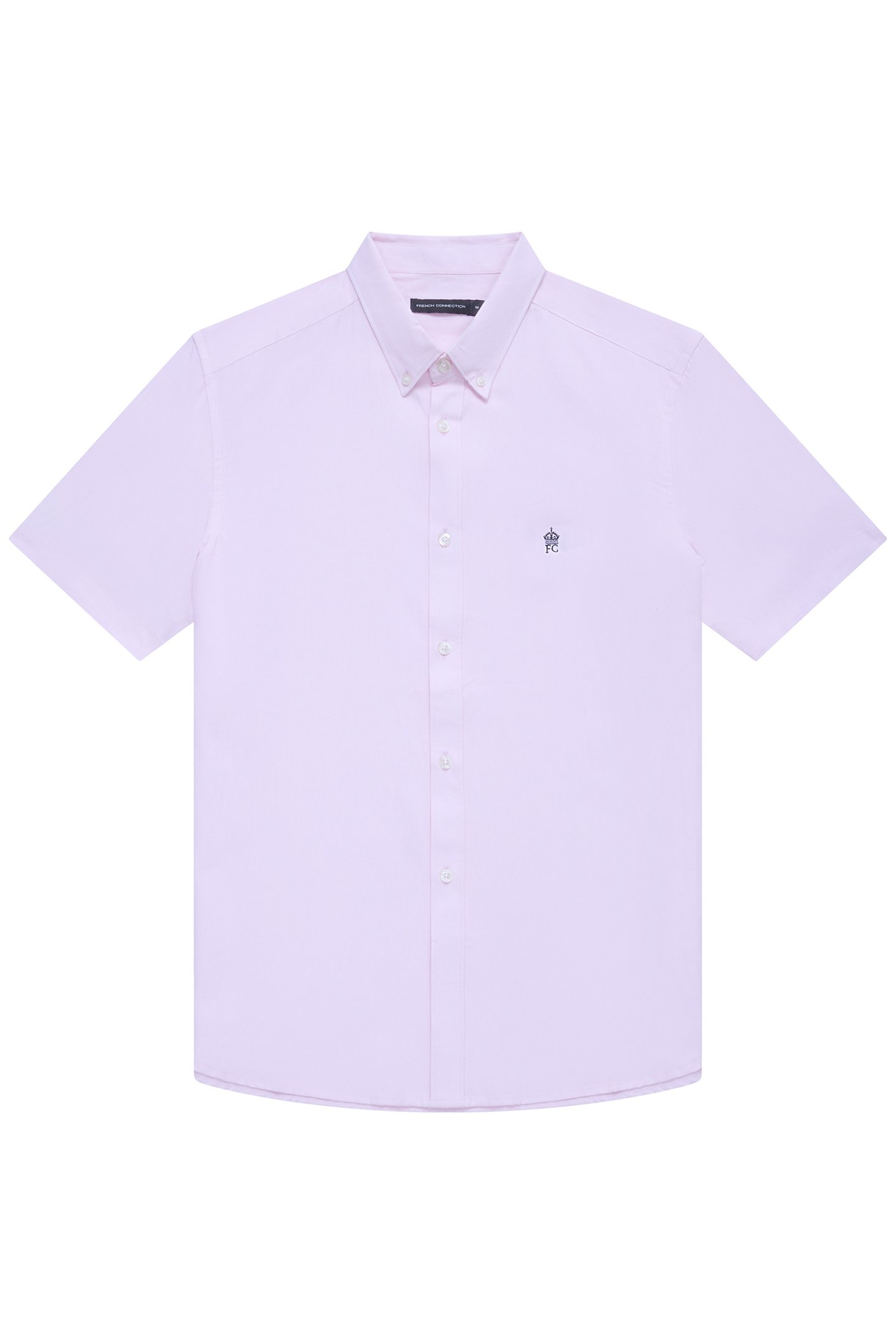 OXFORD S/S T SOFT PINK/MARINE 1
