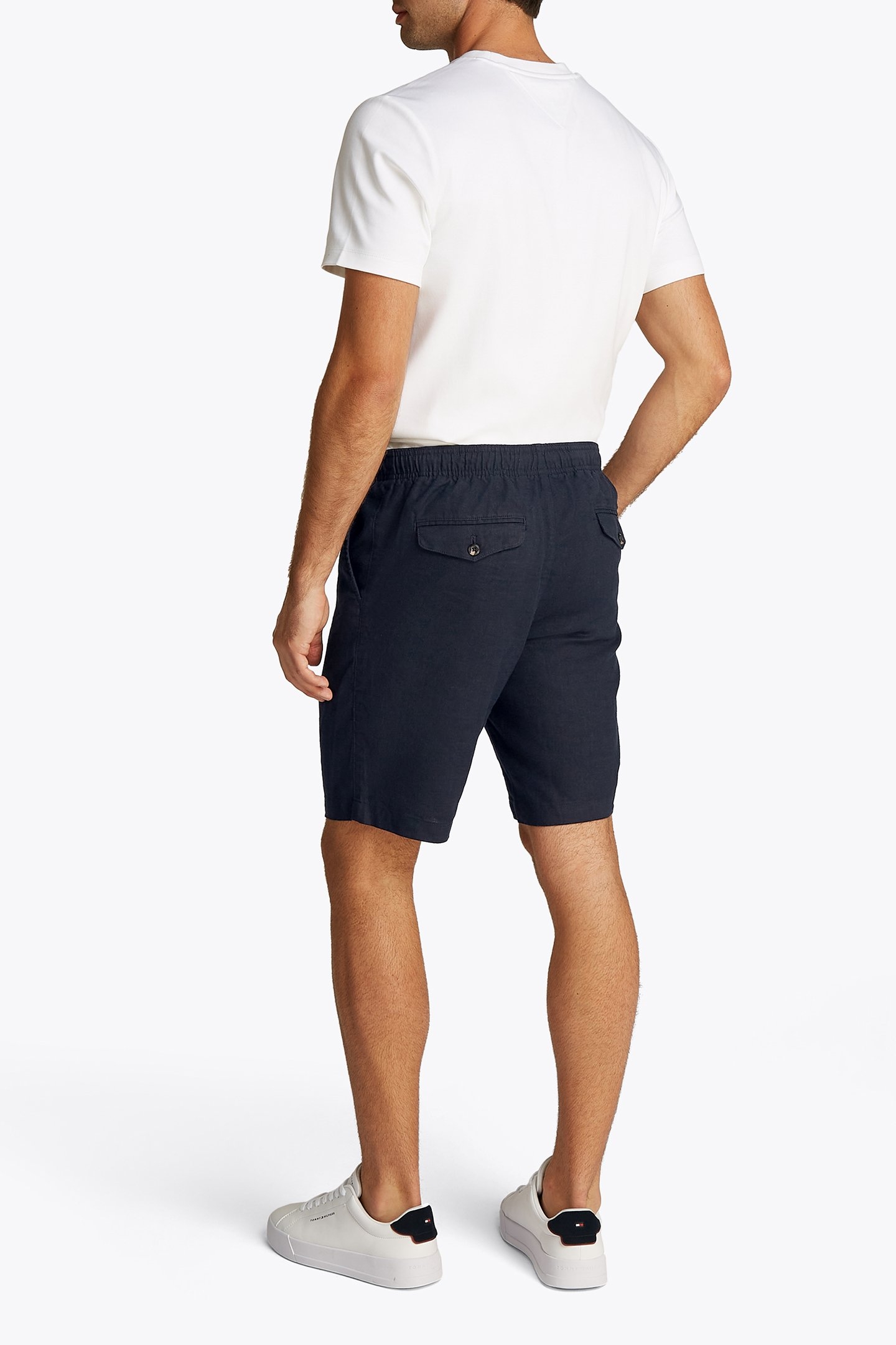 HARLEM PO LINEN SHORT REGULAR FIT SHORTS DESERT SKY BLUE 3