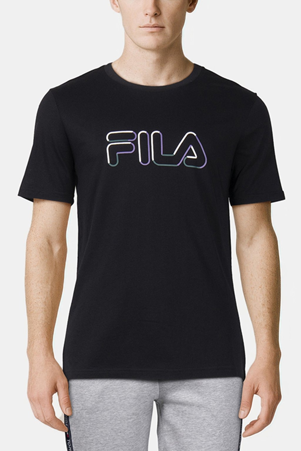 LAUBEN GRAPHIC TEE BLACK 1