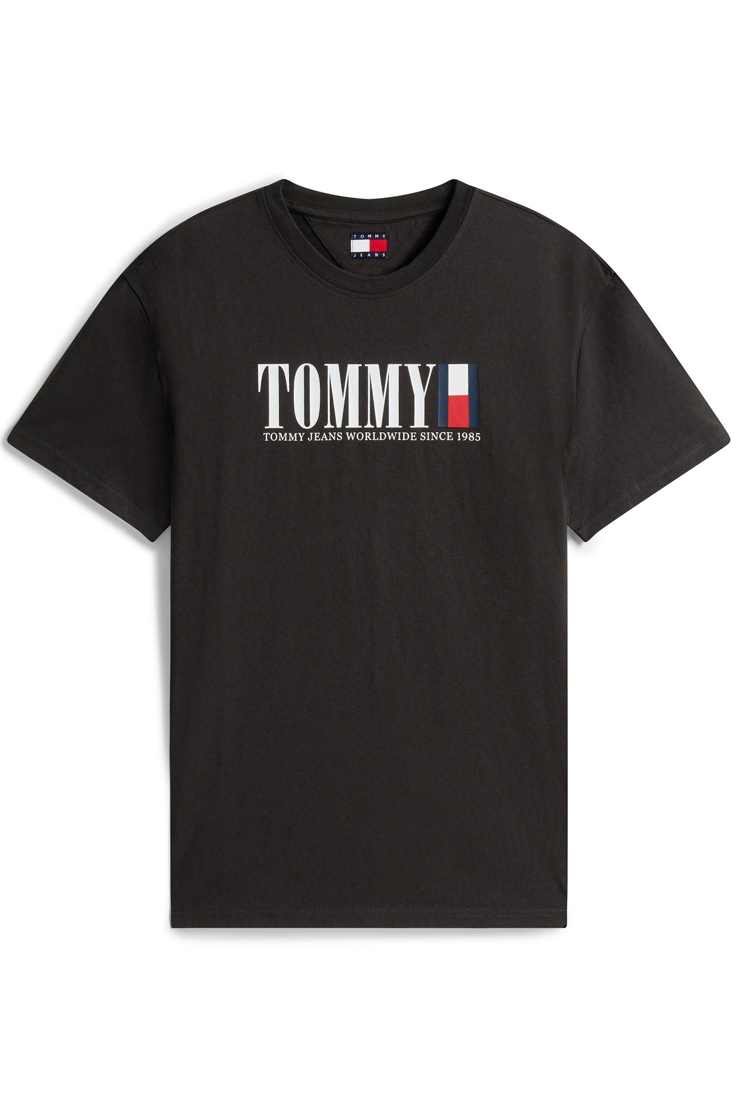 TJM REG TOMMY DNA FLAG STANDARD FIT T-SHIRT BLACK 4