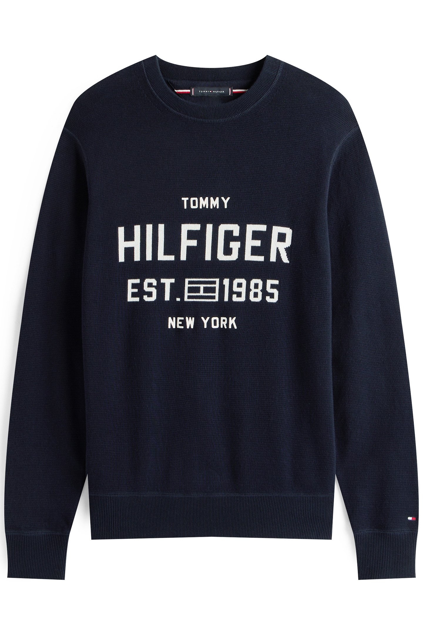 ATHLEISURE CREW NECK CLASSIC FIT SWEATSHIRT MARINE BLUE 4