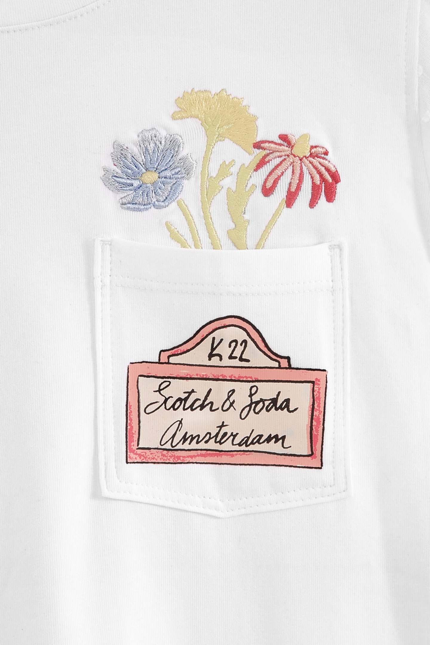 S&S GIRLS DENIM GROUP STRETCH JERSEY/SWISS DOT FASHION TOP W 4