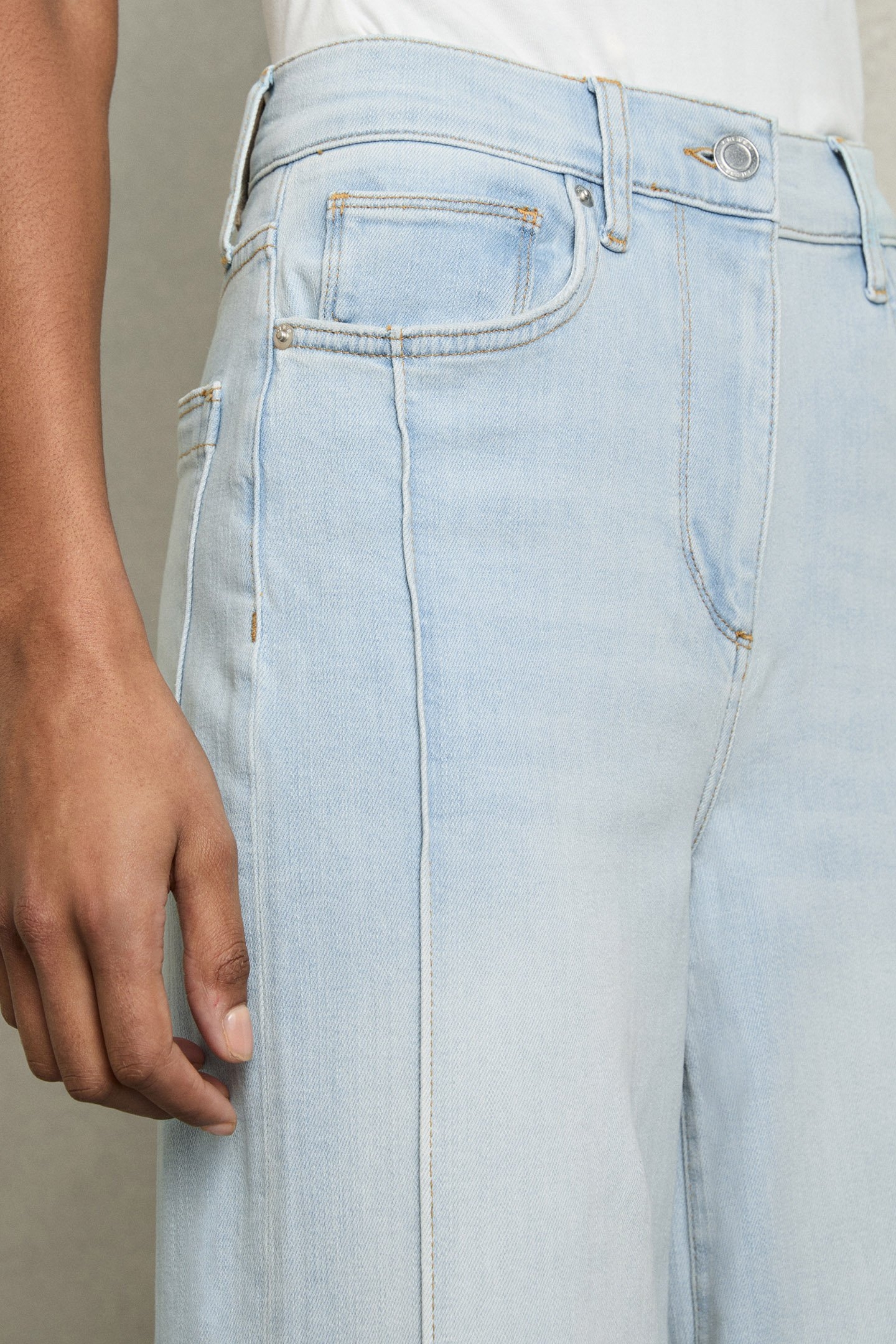 HEATHER WIDE LEG JEAN LIGHT BLUE 6