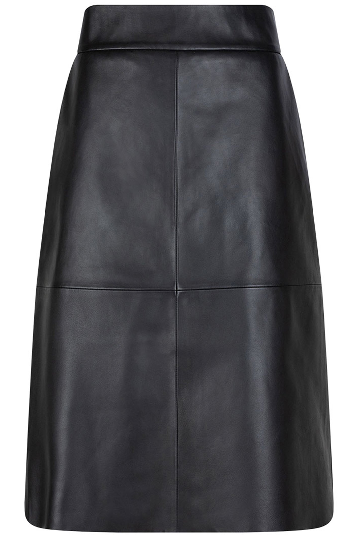 NOORA LEATHER SKIRT RAVEN 3