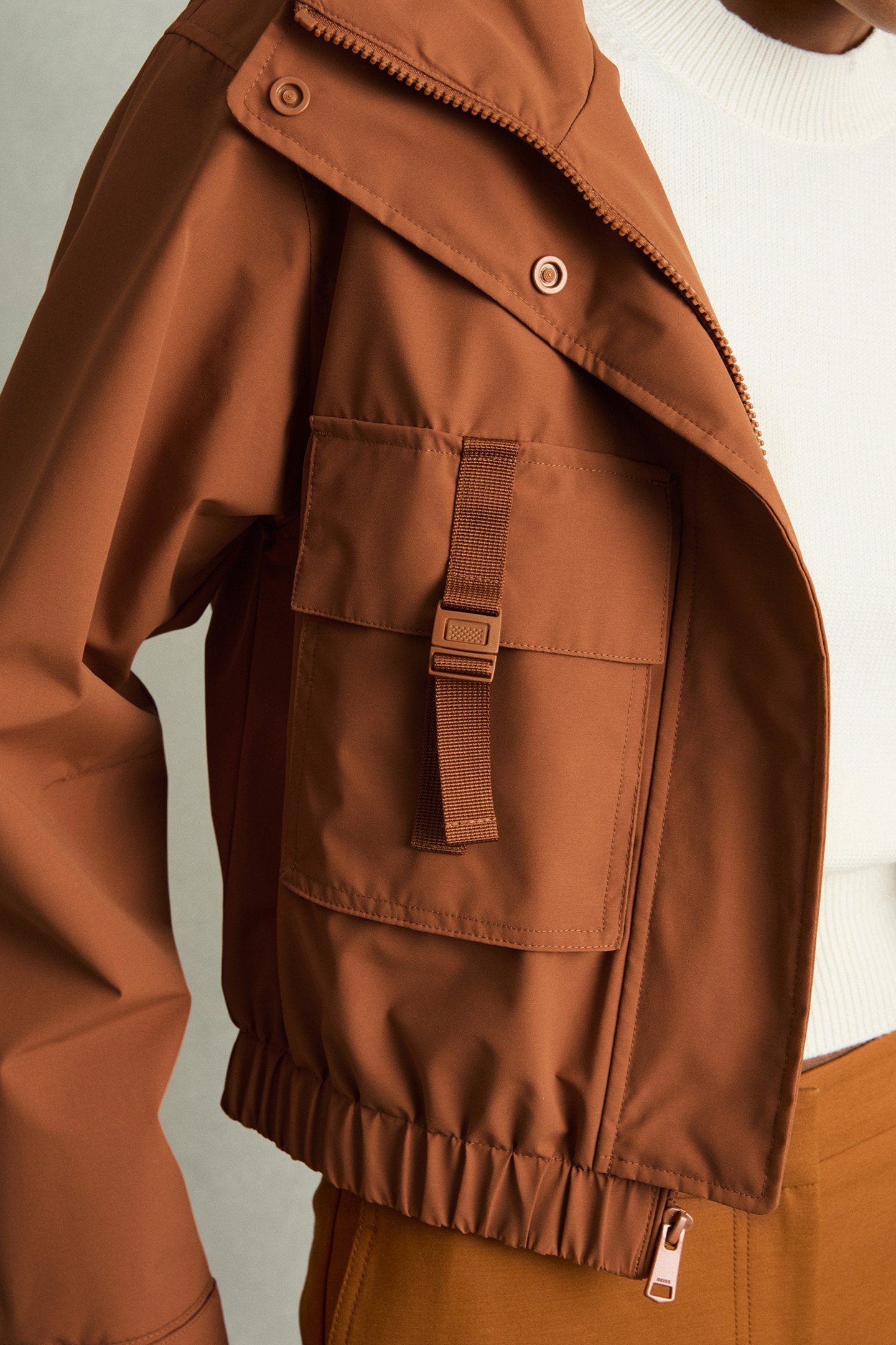 CONNIE TECHNICAL JACKET RUST 6