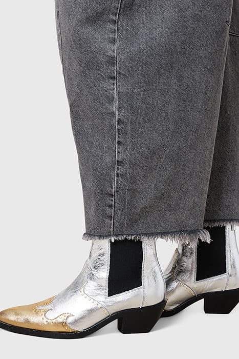 DENVER STUD BOOT SILVER/GOLD 6